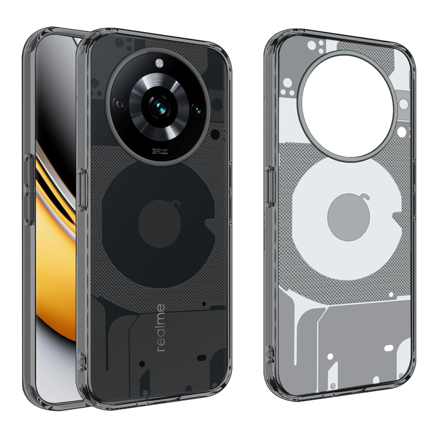 HELLO ZONE Realme 11 Pro 5G / Realme 11 Pro Plus 5G / Realme Narzo 60 5G Designer Matte Finish Soft Transparent Back Cover Back Case Cover-Smoke Grey Transparent (B0D1G7BFNP) Amazon Price History, Amazon Price Tracker