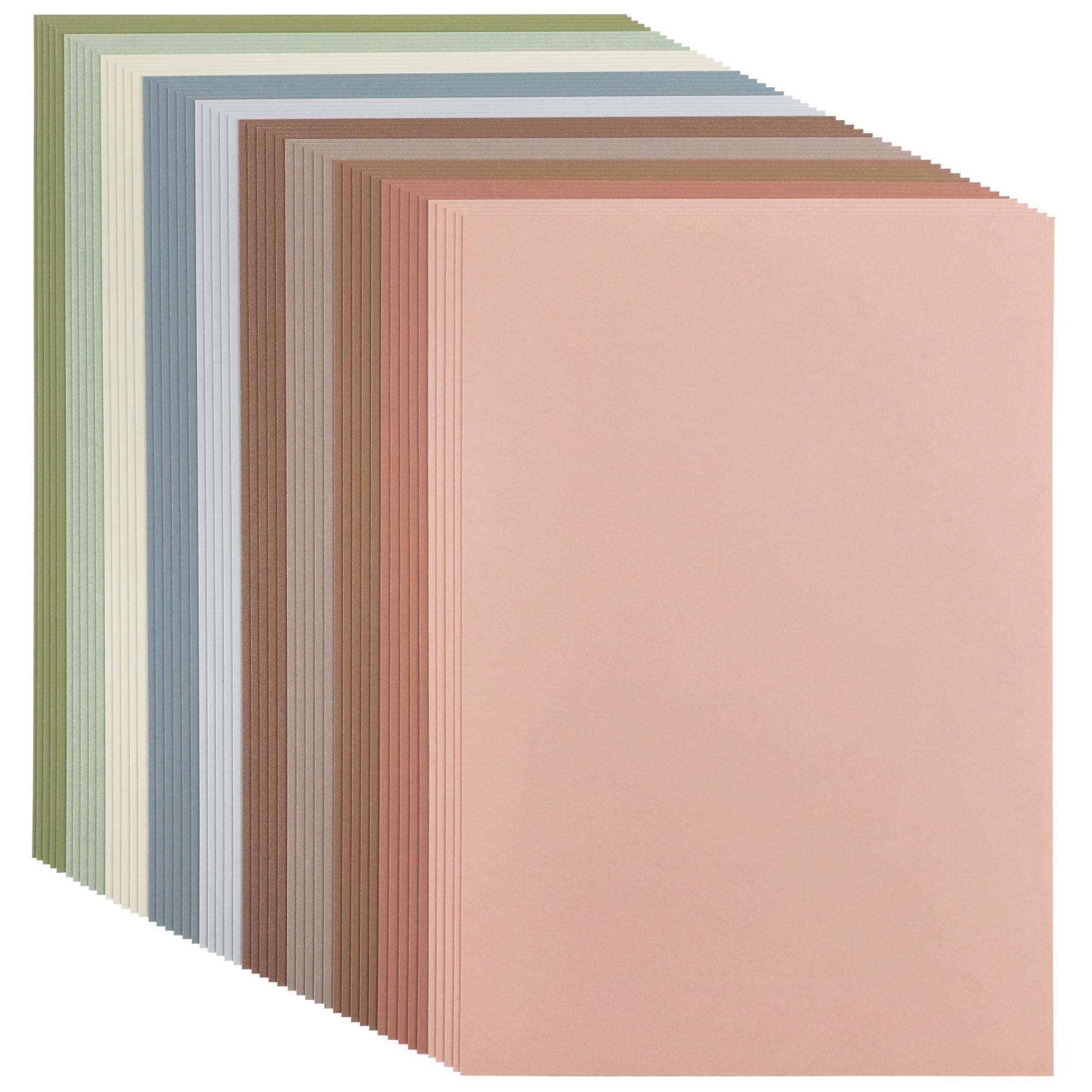 10 Colors Morandi Cardstock A5-50 Sheets Colored Thick Card Paper 250GSM/92LB for DIY Projects, Invatations, Crafts, Printing UAP30A550