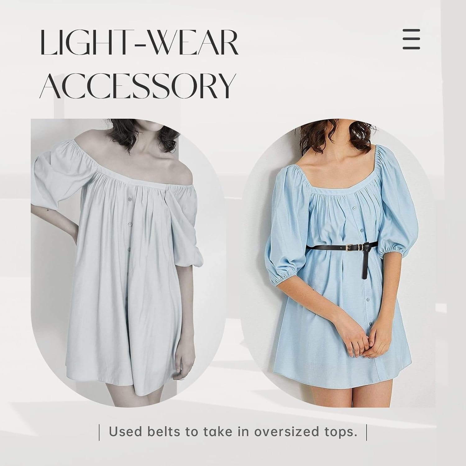 JASGOOD 4 Pack Skinny Women Leather Belt for Dresses Thin Waist Belt for Jeans Pants with Gold Buckle - Image 3