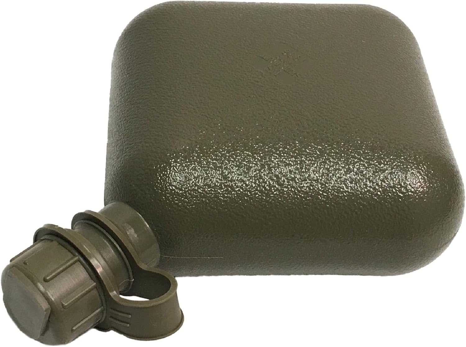 FOX OUTDOOR PRODUCTS GI Collapsible 2 Qt Bladder Canteen – Flexible Space-Saving Hydration Reservoir with Secure Screw Cap for Camping, Hiking & Survival Gear