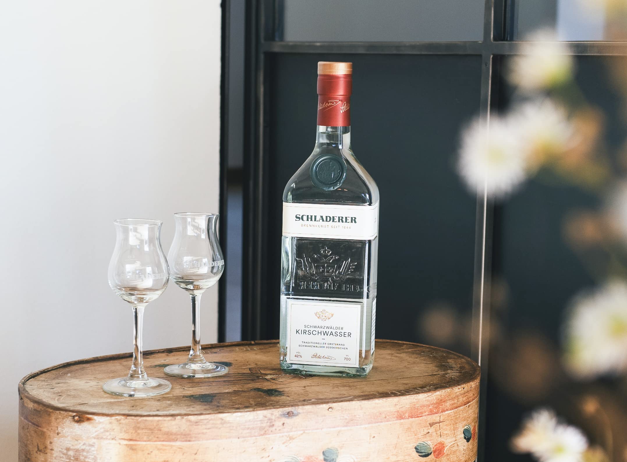Schladerer Schwarzwälder Kirschwasser 42% Vol. 0,7l in Giftbox