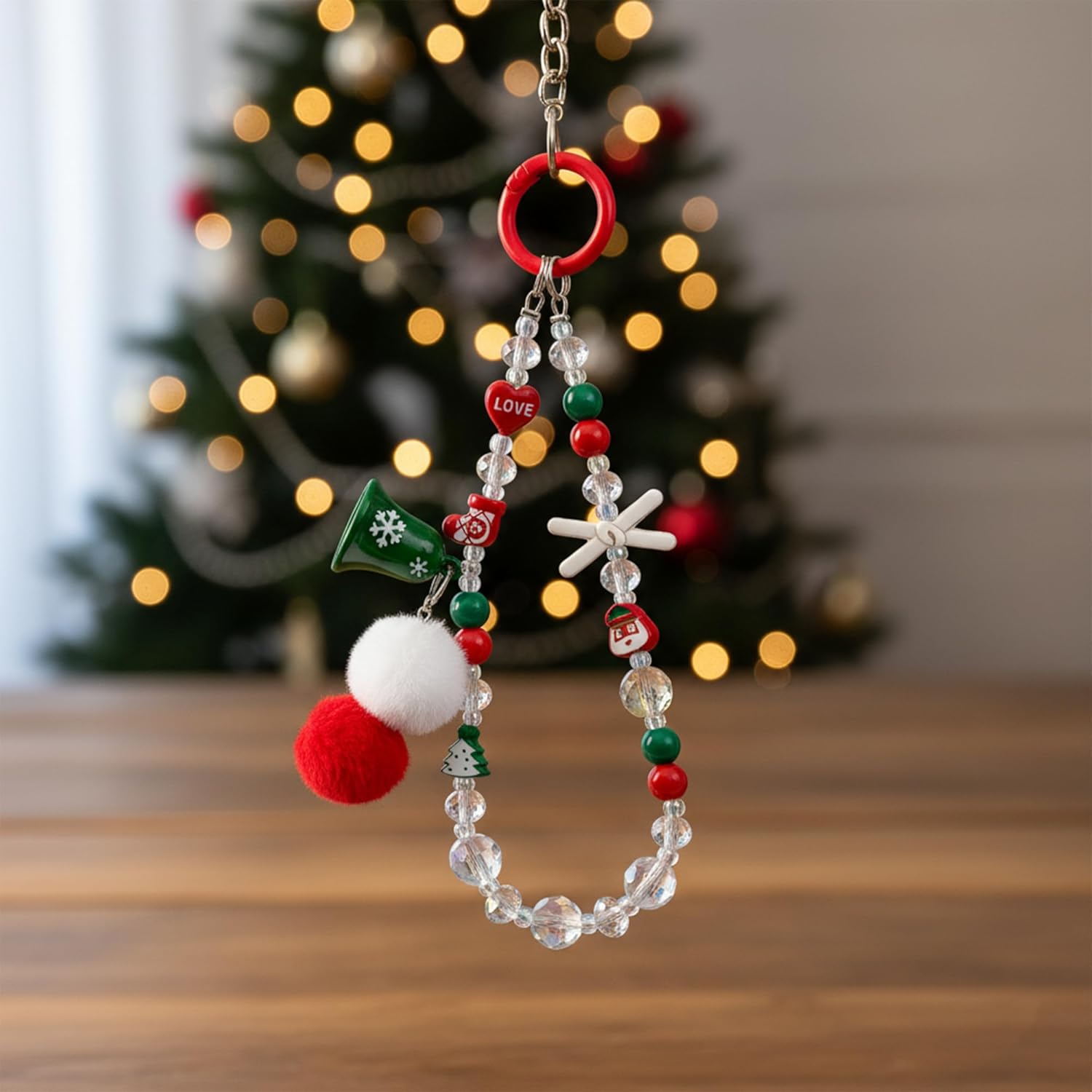 3 Pcs Aesthetic Y2K Keychain Accessories Bunny Dog Cat Keychain Pendant Star bow baseball pendant Bag Charms Backpack Handbag Charms Christmas Gifts - Image 4