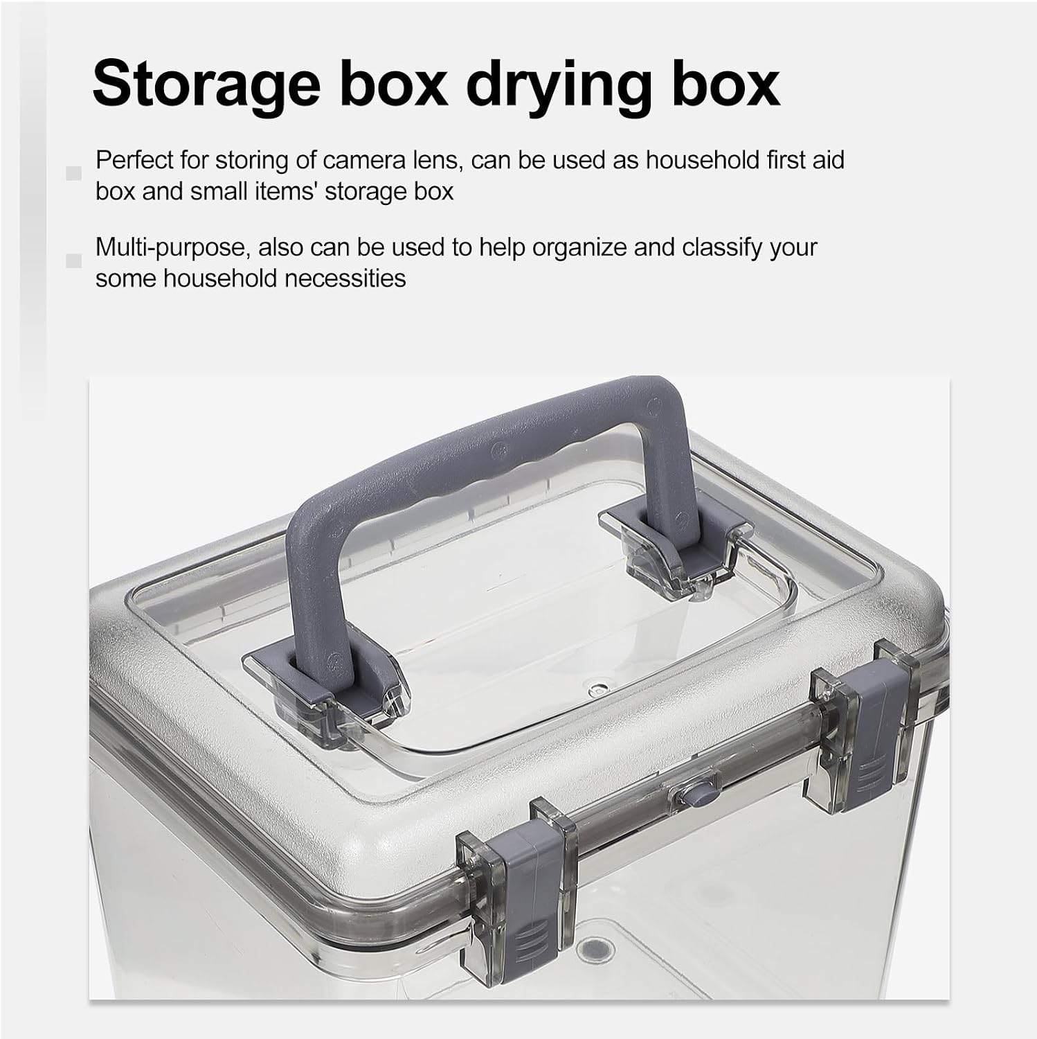 Camera Lens Box Large Capacity ABS Handheld Storage Case