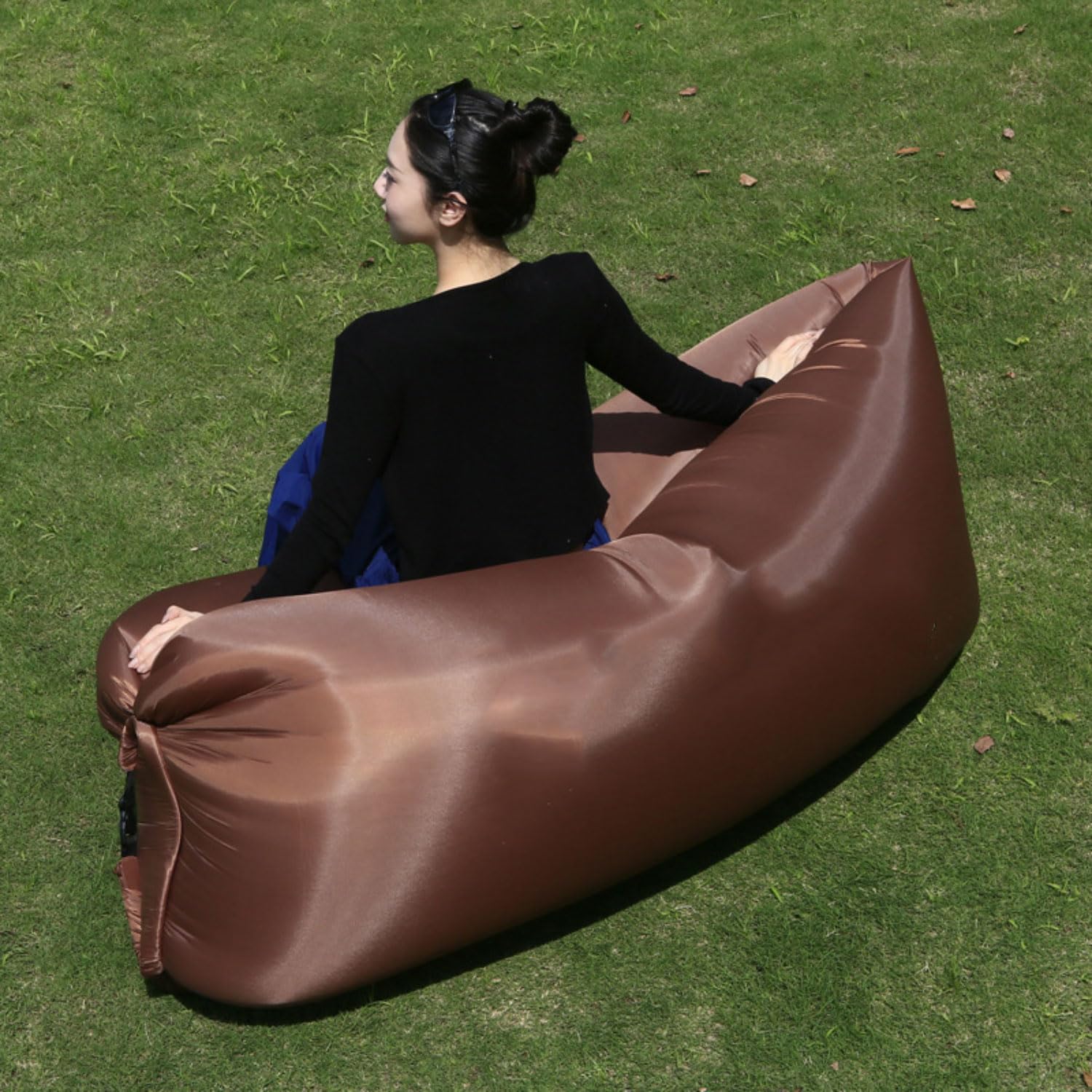 Nadmuchiwana sofa nadmuchiwana sofa Lounger nadmuchiwana sofa do podróży na świeżym powietrzu kemping plaża krzesło nadmuchiwane loungers przenośny składany sofa powietrzna mata na kemping na