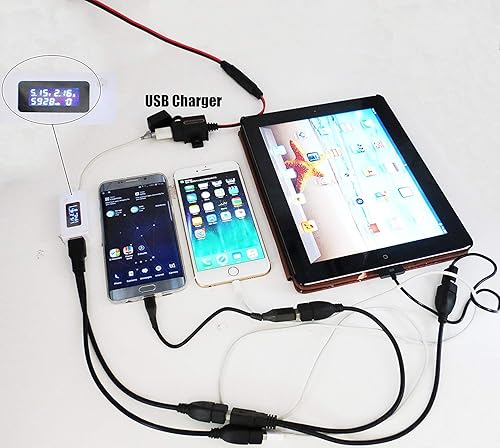 Miniatura 7 de MOTOPOWER MP0609A - Kit de puerto USB para motocicleta de 31 amperios SAE a USB adaptador en motocicleta