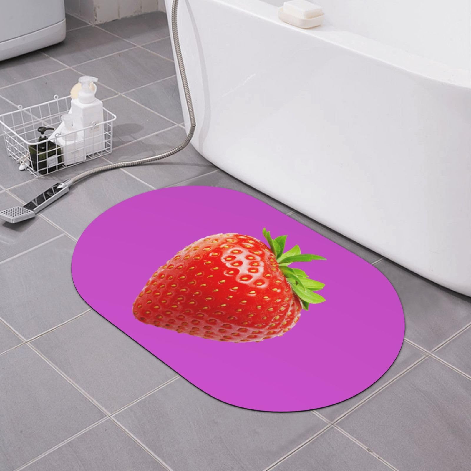 Tapis de bain douche en diatomée VACSAX pour une sortie de bain sécurisée