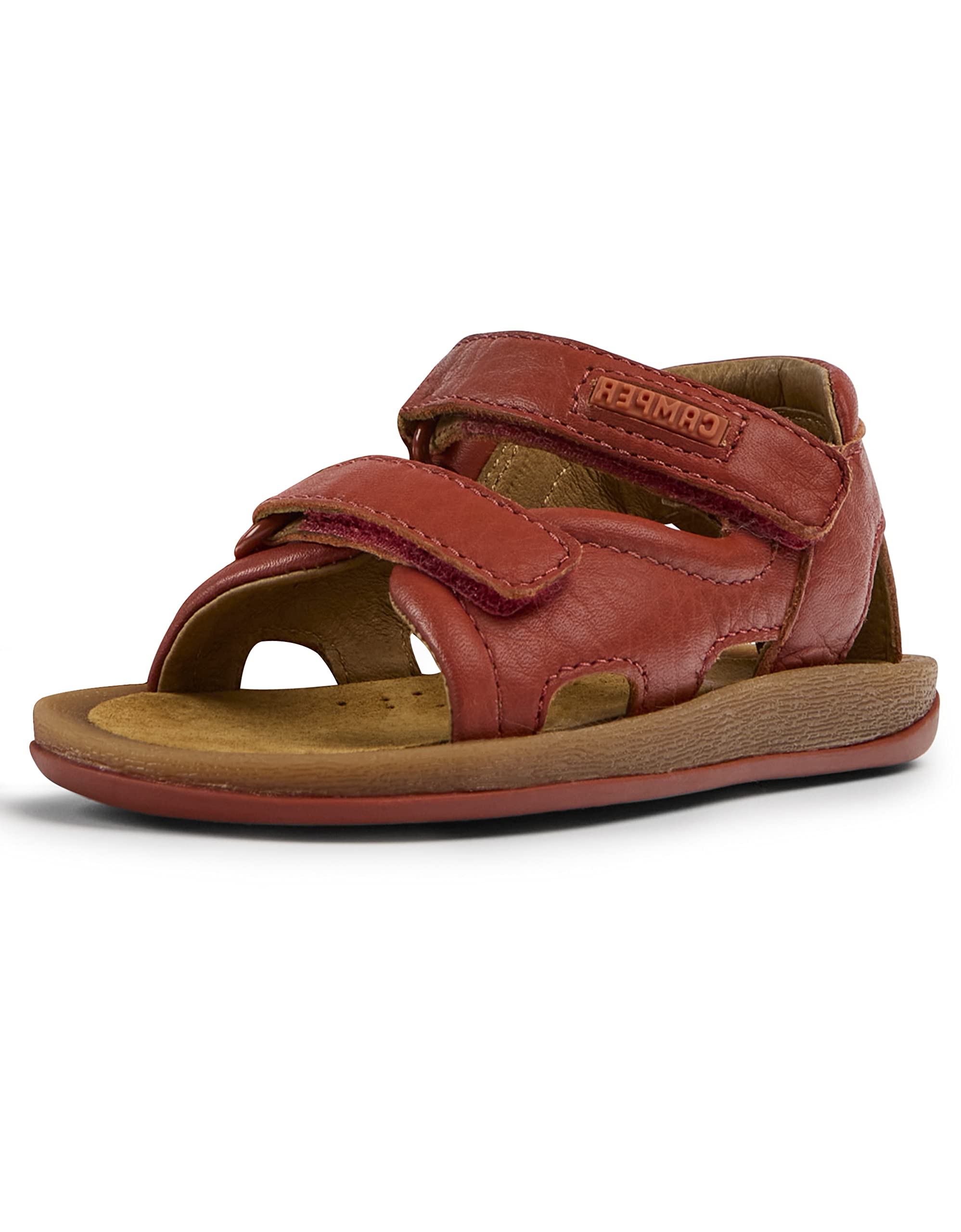 Camper K800362 Bicho FW, 2-strap sandal, Medium Red,