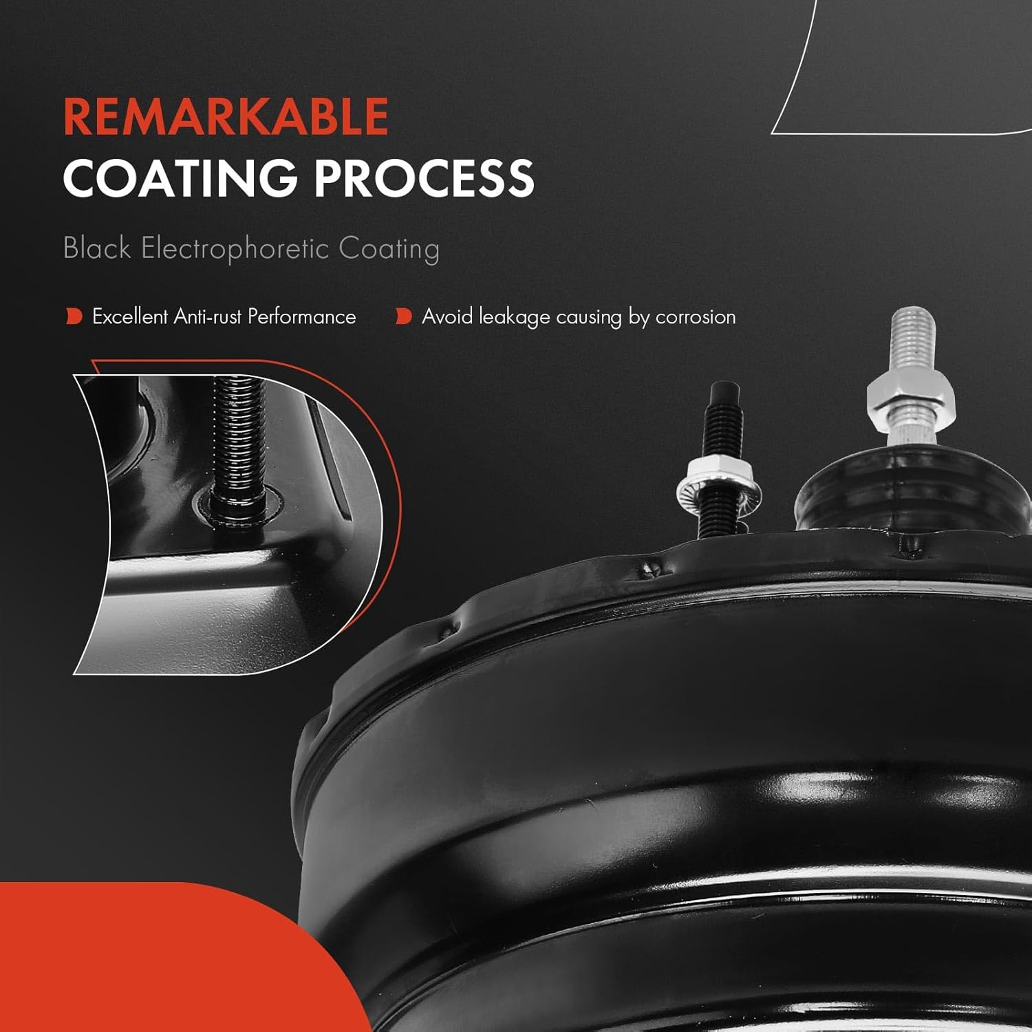 A-Premium Vacuum Power Brake Booster Compatible with Nissan Frontier, Xterra, 2000 2001 2002 2003 2004, 2.4L 3.3L, Without Master Cylinder