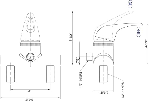 Miniatura 6 de Laguna Brass 3222CP4120CP - Válvula de ducha de repuesto no metálica de una sola manija de 4 pulgadas con juego de ducha de mano a juego con acabado