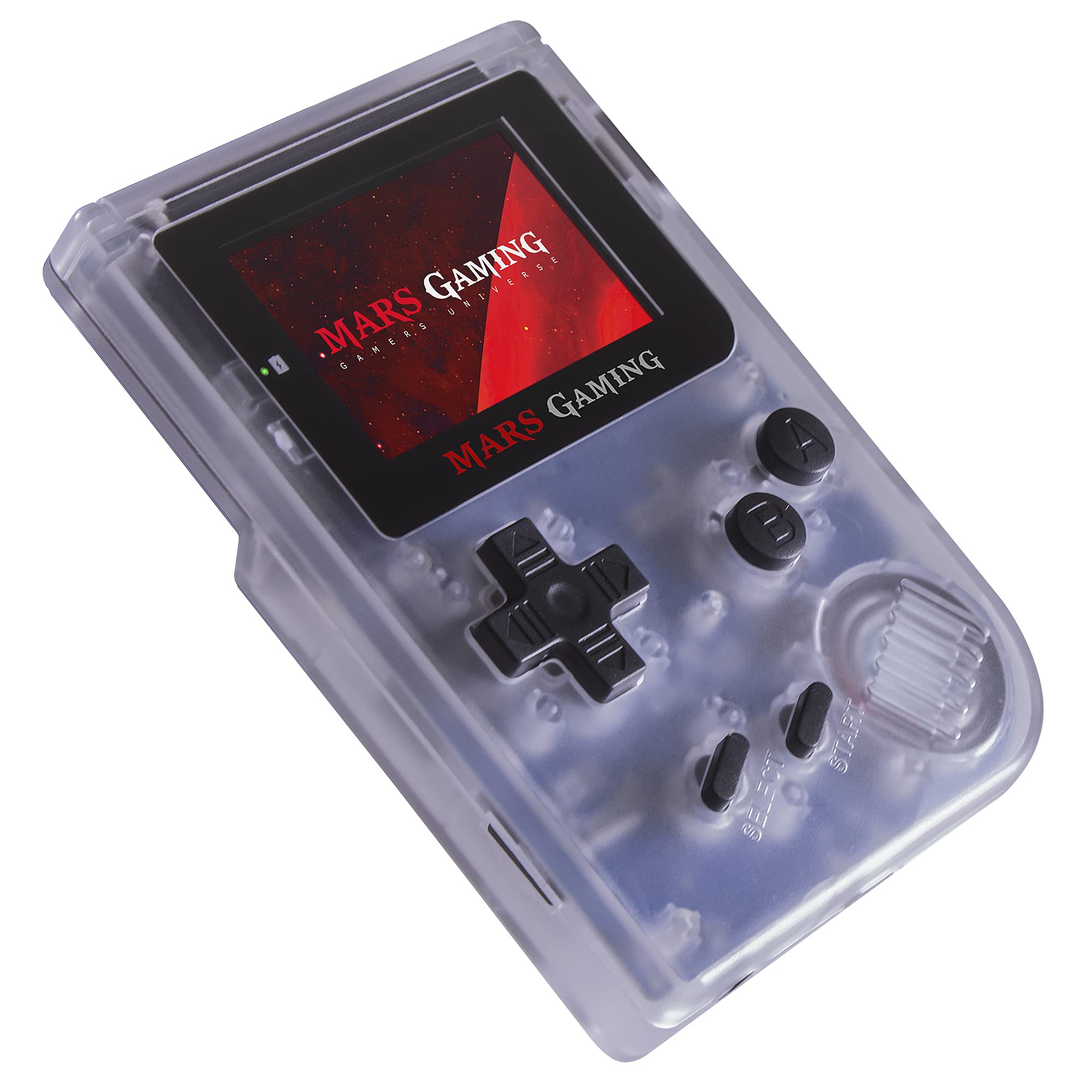 MARSGAMING MRBW Console con 151 giochi, Slot MicroSD, emulatore GBA, Sega, NES, FC/SFC White