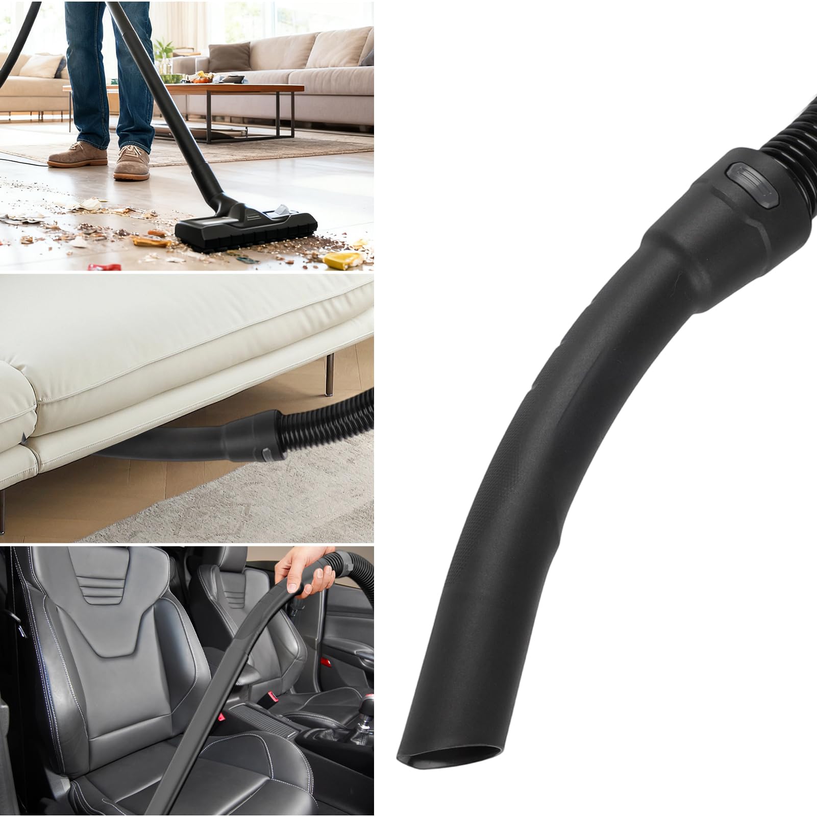 Tubo di ricambio per aspirapolvere, accessori per aspirapolvere con doppi giunti girevoli per Karcher NT20 30 WD1 WD2 WD3 WD4 WD5 WD6