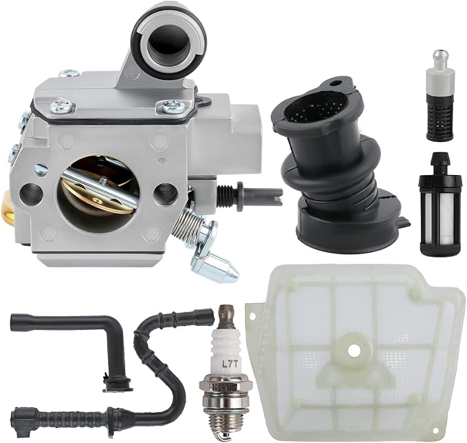 AMZSKU Kit Carburatore Per STIHL FS55 FS55R FS55RC FS38 KM55 HL45 KM55R Filtro Aria Kit Driver - Foto 10