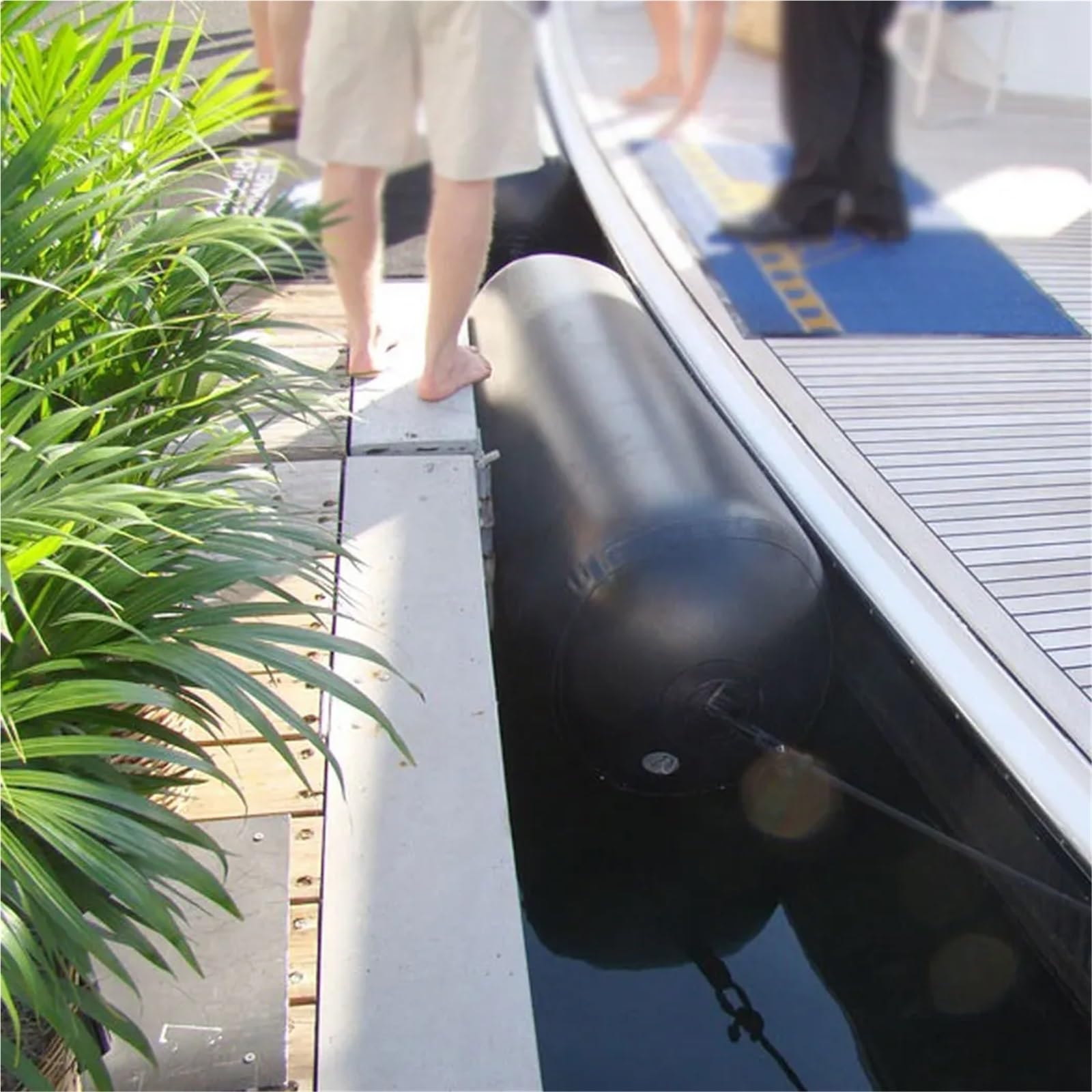 Parabordi gonfiabili in PVC for impieghi gravosi da 60'' x 18'', galleggianti Pneumatici marini for Barche Pesca, Yacht, a Vela, Navi, Kayak