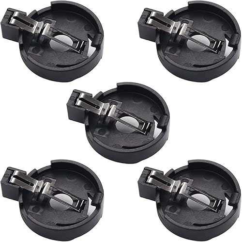 Miniatura 10 de Fielect 5 unids CR2430 botón de moneda titular de la batería caso botón de celda de moneda titular de zócalo de batería para 3 V