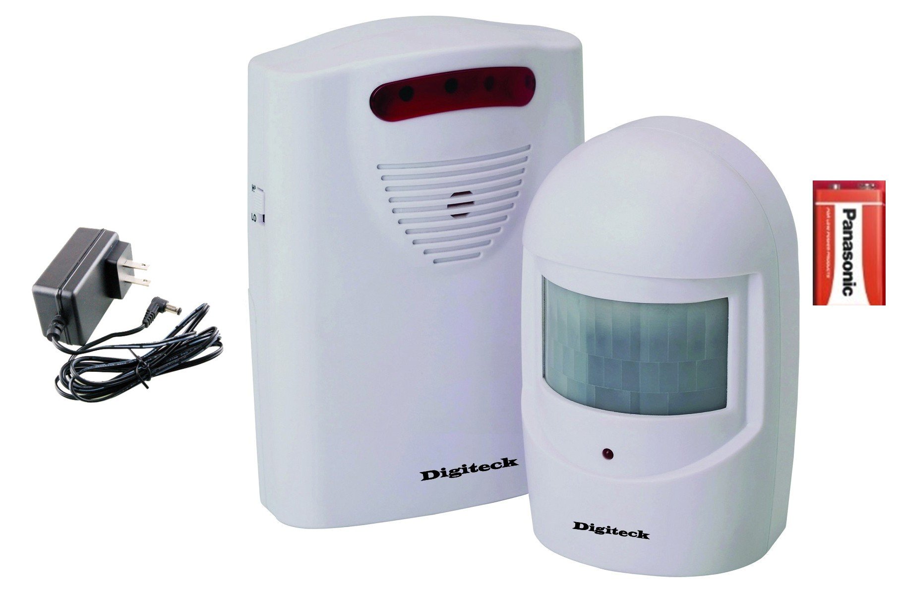 Digiteck A9d- Diy Wireless Weatherproof Garden,Driveway,Garage,Outbuilding Burglar Alert Alarm Supplied With Battery & Adaptor