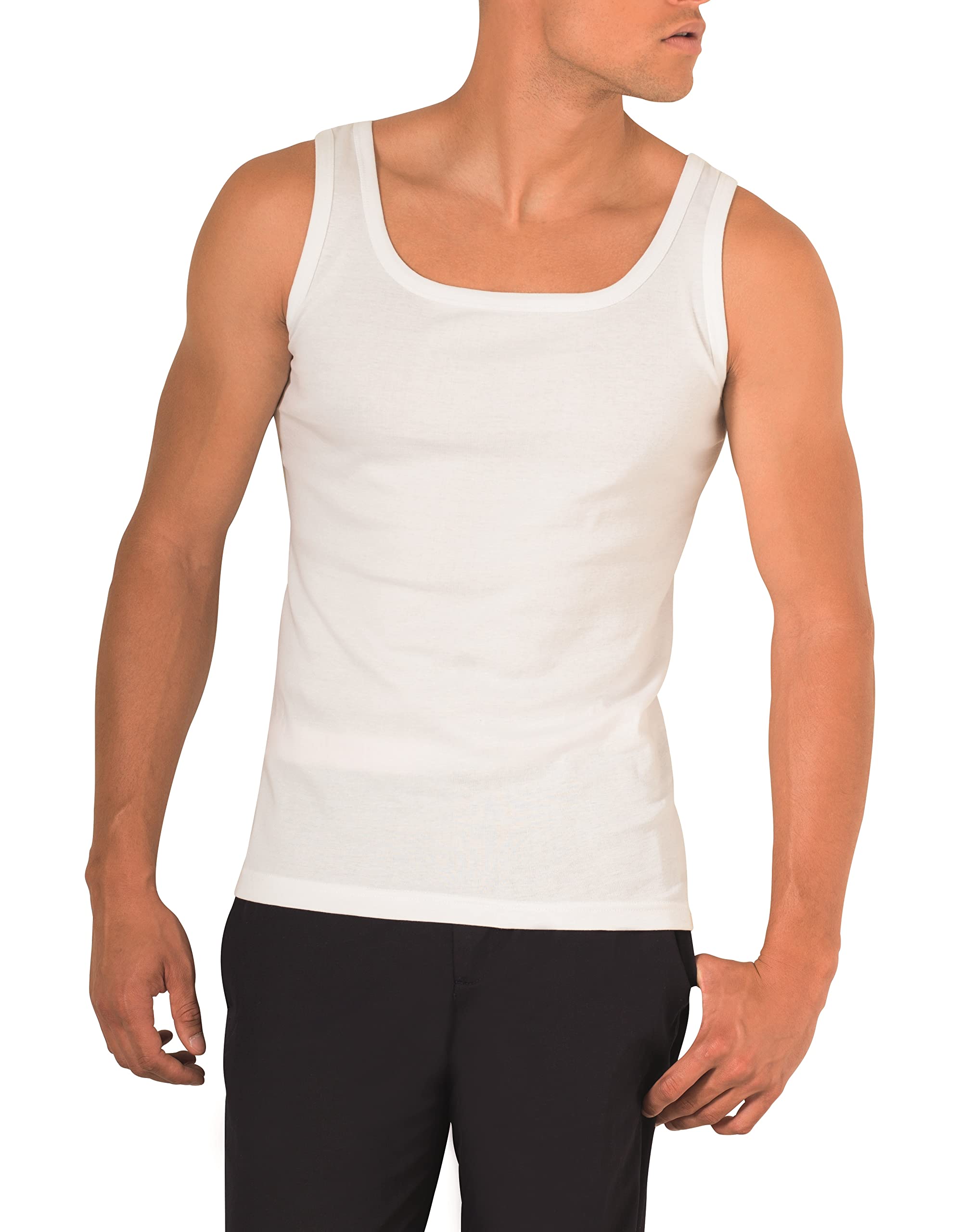 Athena Herren Ts Coton Bio L210 Tanktop (2er Pack)