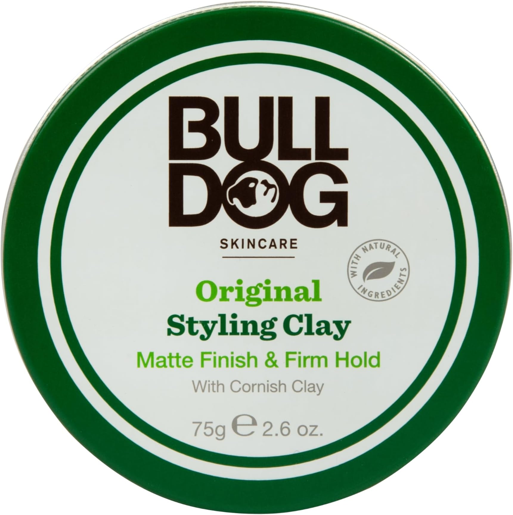 Bulldog Skincare Original Hair Styling Clay Firm Hold Matte Finish