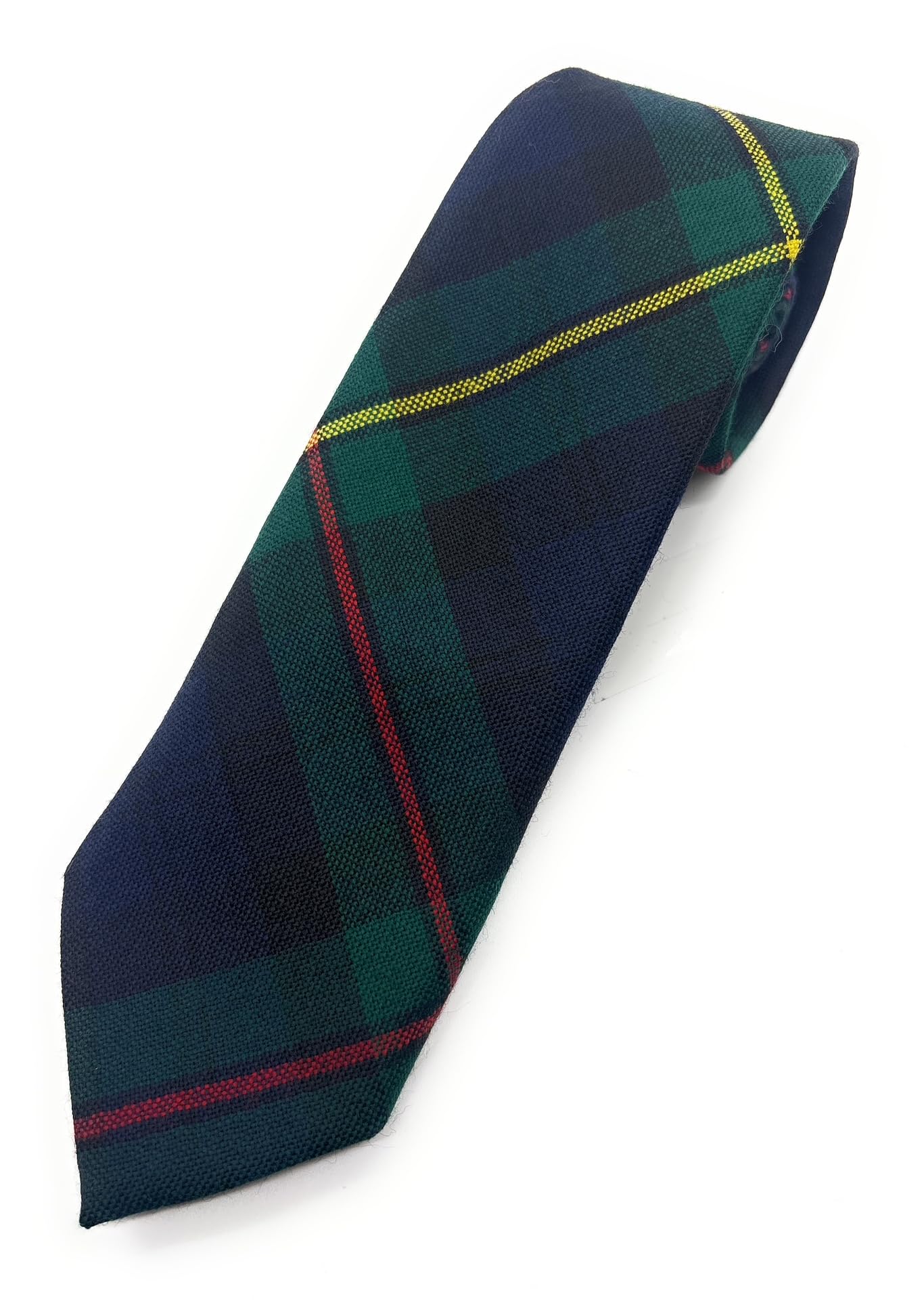 Pure Wool Scottish Tartan Necktie Available in Various Tartans - Made in Scotland (MacEwan)