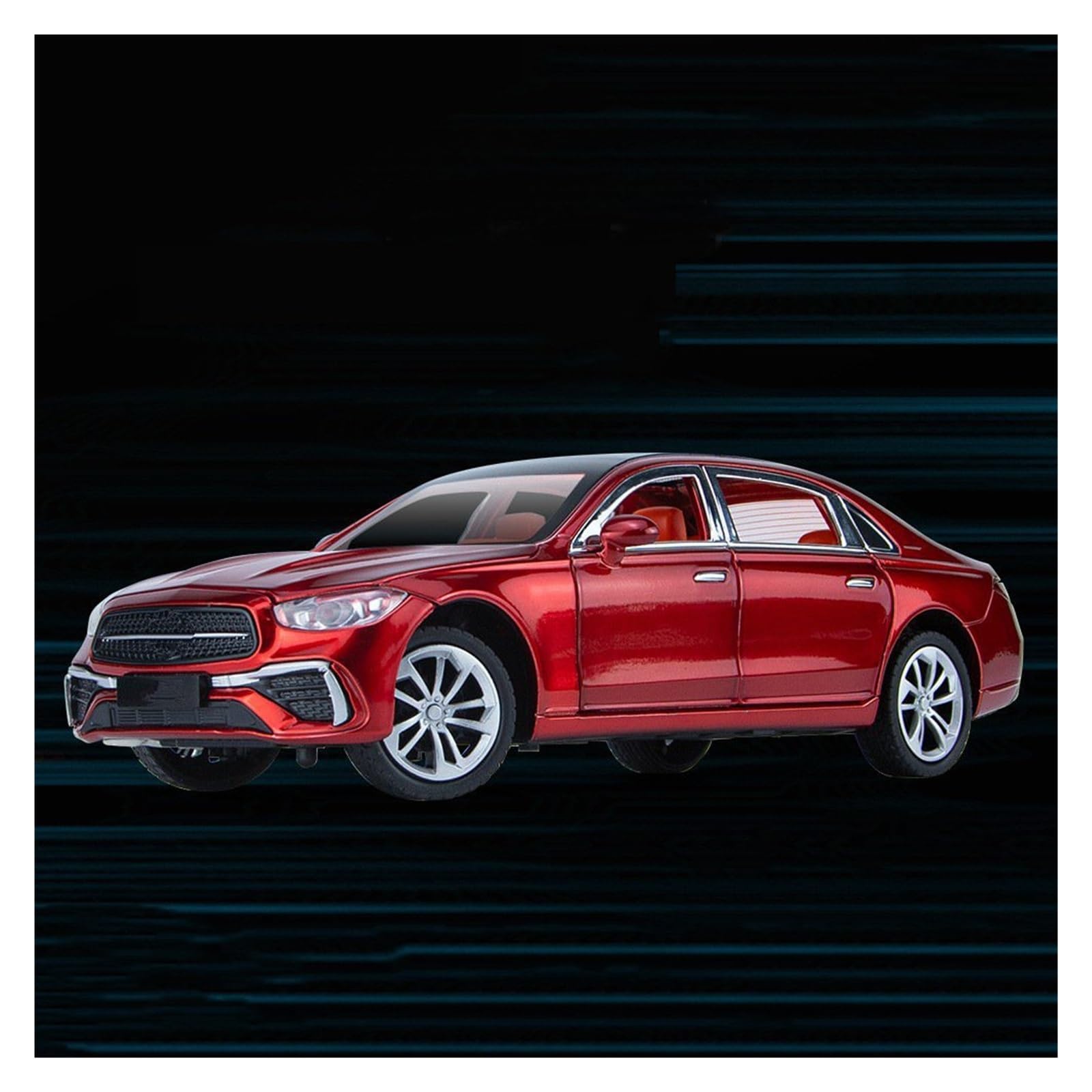 BANKOTO Diecast Car 1:24 For Benz C260L Alloy Car Model Diecast Collect Hobby Decoration Collectible Model(Red)