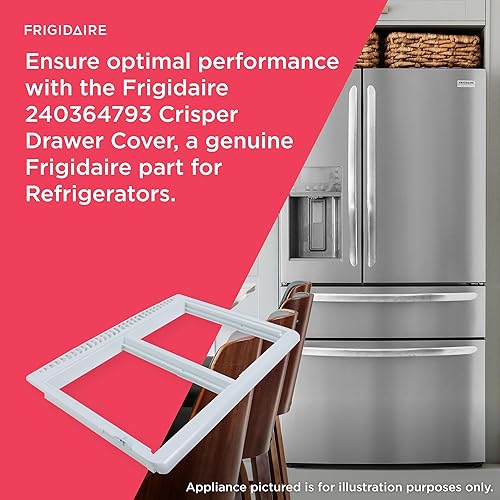 Miniatura 3 de Frigidaire 240364793 - Cubierta para cajón para refrigeradores, color blanco