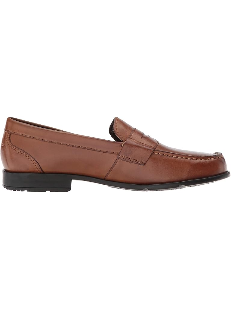 Tan Rockport Classic Loafer Lite Penny