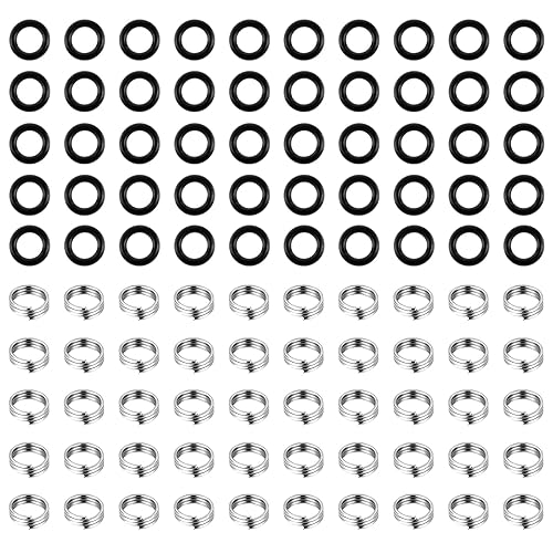 Poen 1000 piezas de herramientas de dardos, anillos de goma antideslizantes de acero inoxidable para ejes de dardos de plástico, anillo de acero disponible en Yaxa Venezuela