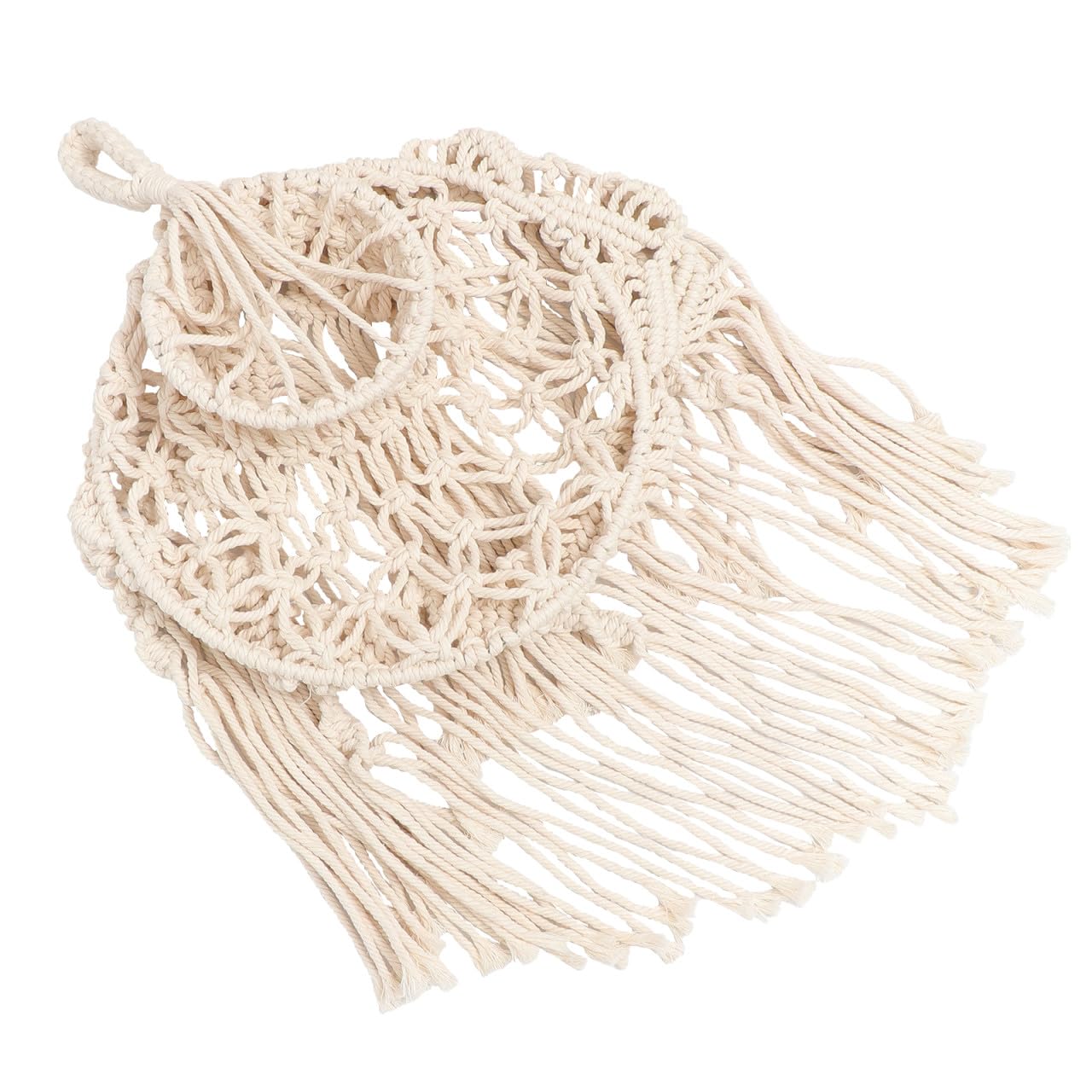 Cabilock Abat-jour Suspendu Bohème Tissé Main Design Rustique Housse de Lampe Décorative