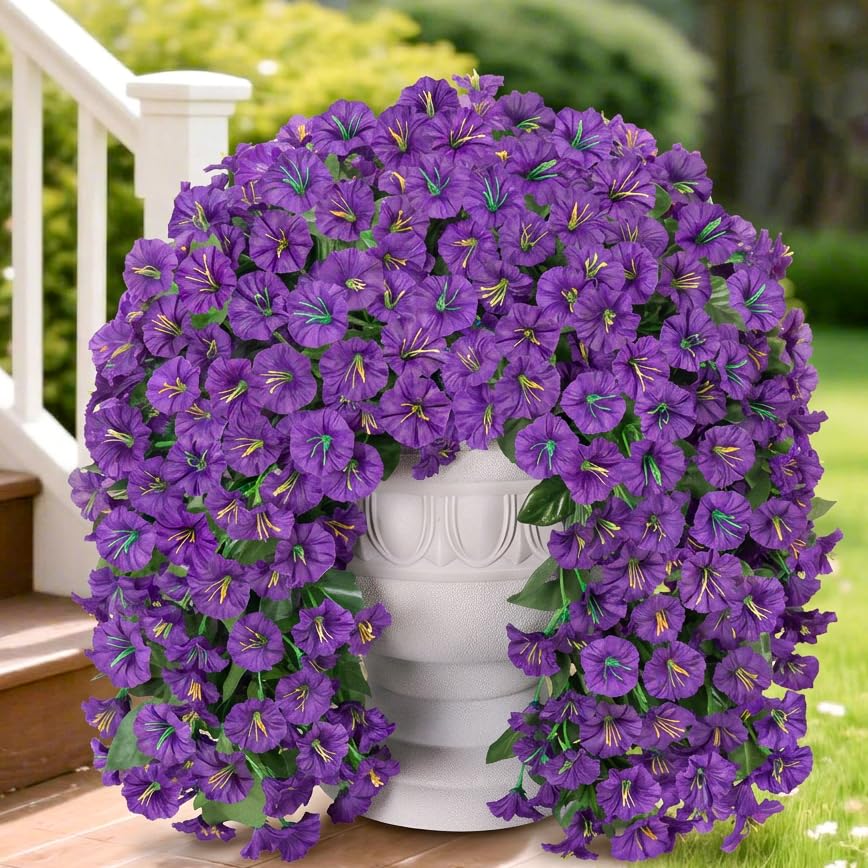 Amazon.com: HyeFlora Artificial Fake Hanging Flowers Plants for