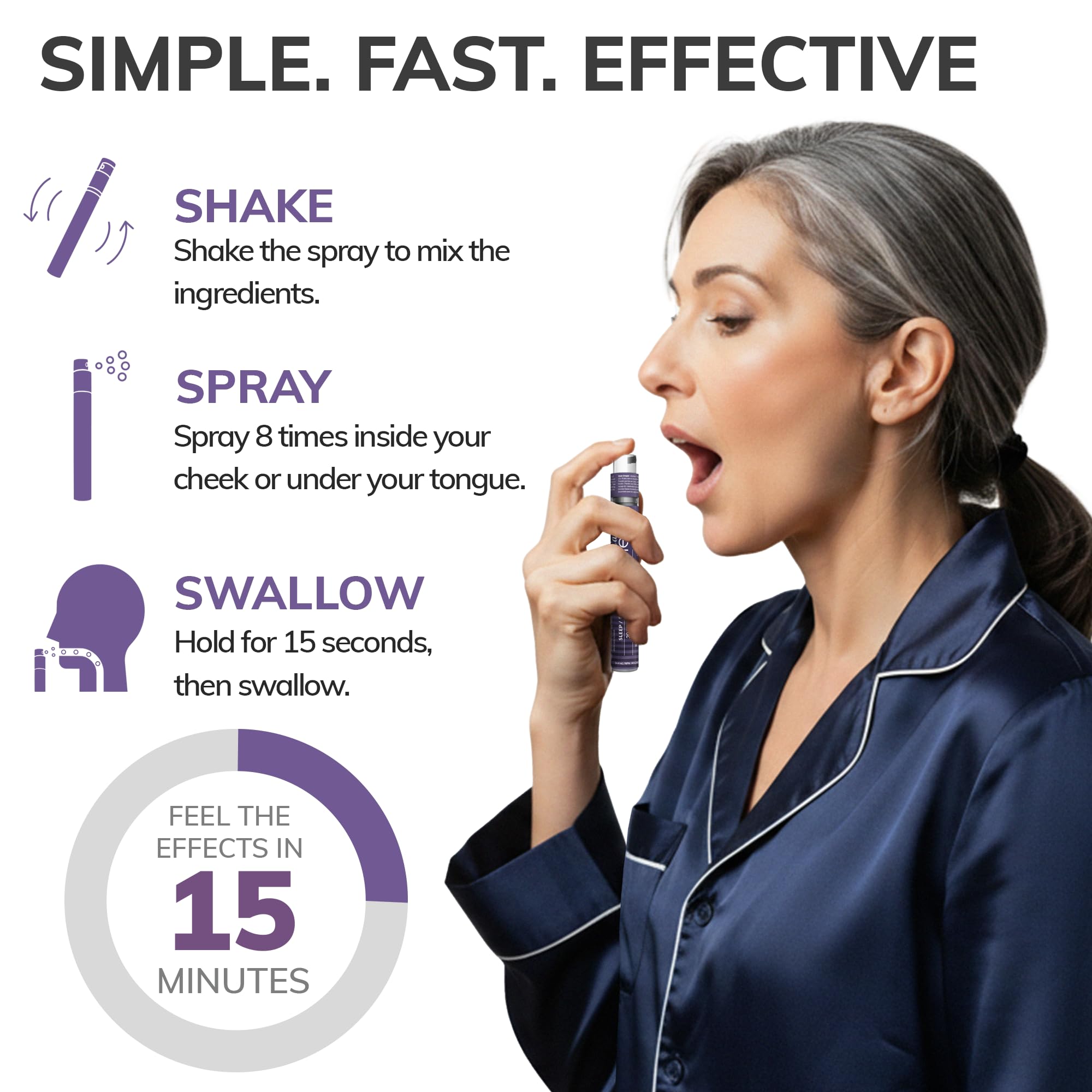 Fast-Acting Natural Sleep Aid Spray with Melatonin 1 mg, GABA, & 5HTP — Amazon image 7
