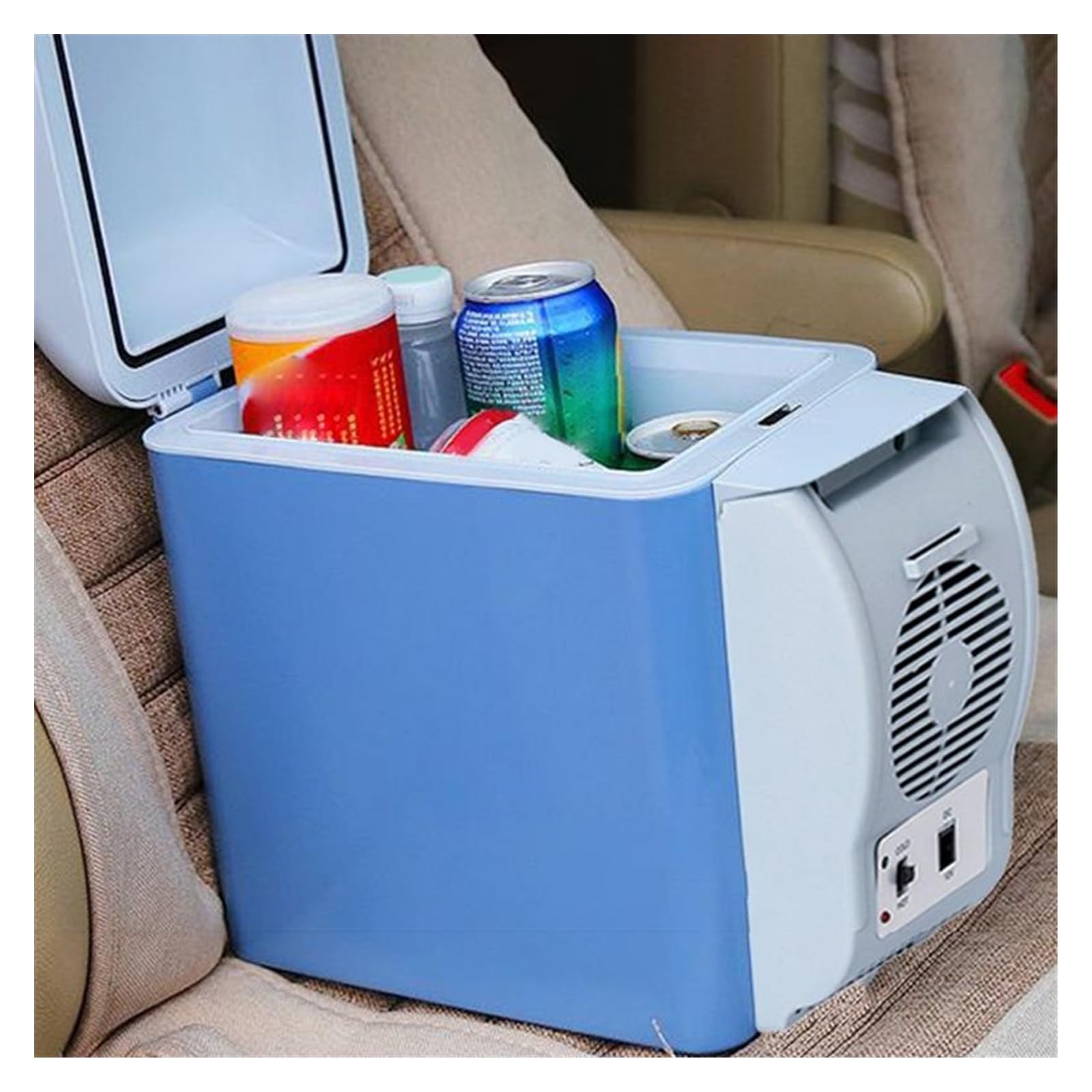 Nevera eléctrica de Viaje de 7,5 l, silenciosa, de Doble Modo, for Coche, Dormitorio, Caravana, Cocina, Camping.