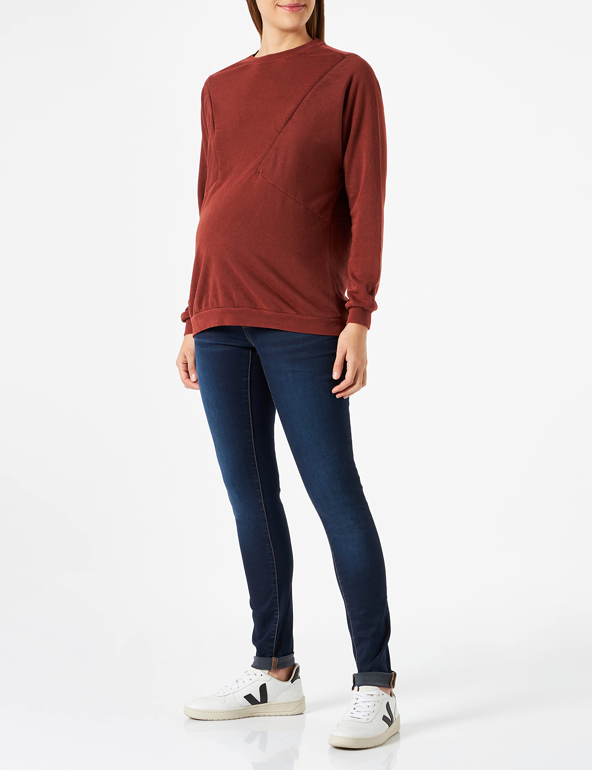Noppies Damen Pullover Ponca Nursing Long Sleeve