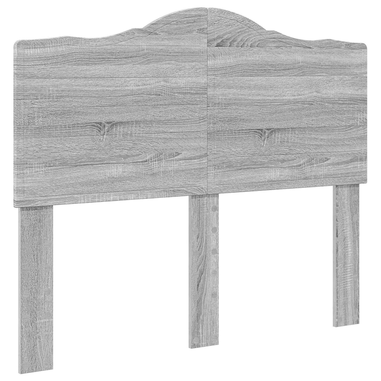 vidaXL Estructura de Cama con cabecera Gris Sonoma 120 x 190 cm