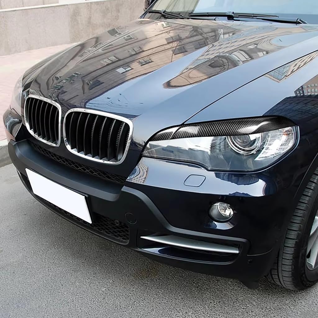 Scheinwerfer Augenbrauen Für X5 Für E70 2010-2012 Scheinwerfer Augenbraue Augenlid Wimpern Trim Automotive Außen Zubehör