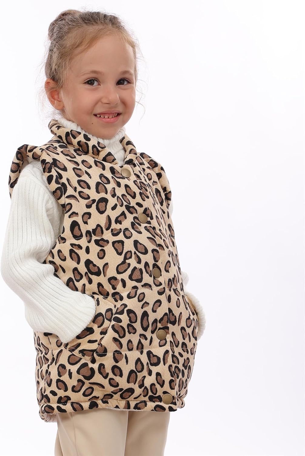 Mud Kingdom Little Girls Vests Outerwear Lightweight Cute Floral