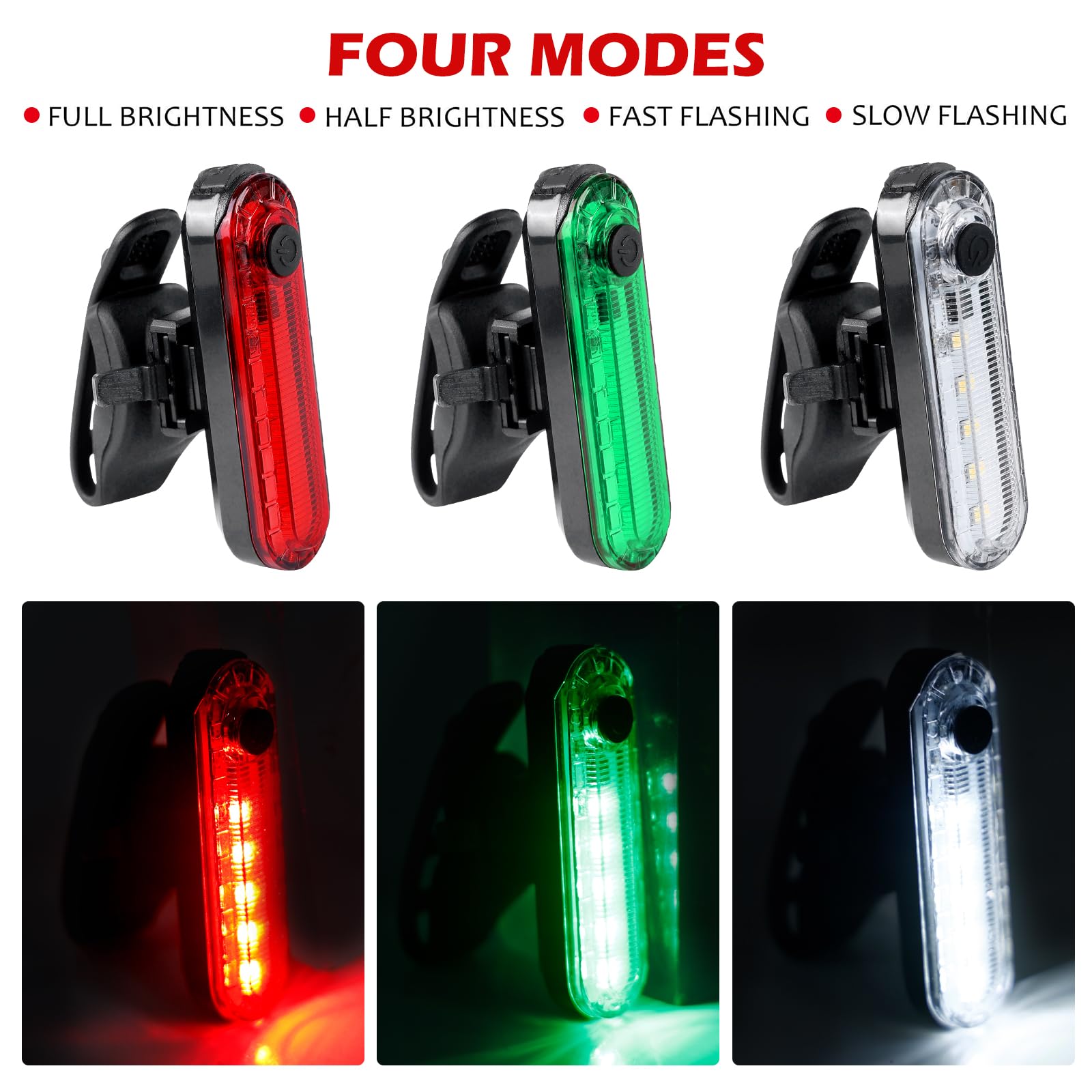 Vegena Luce Di Navigazione per Barche, Luce a LED Di Navigazione per Barche, 9 Pezzi USB Luci Di Navigazione a LED per Imbarcazioni, Luci per Barche Marine per Prua, 3 Tipi Di Modalità Lampeggiante