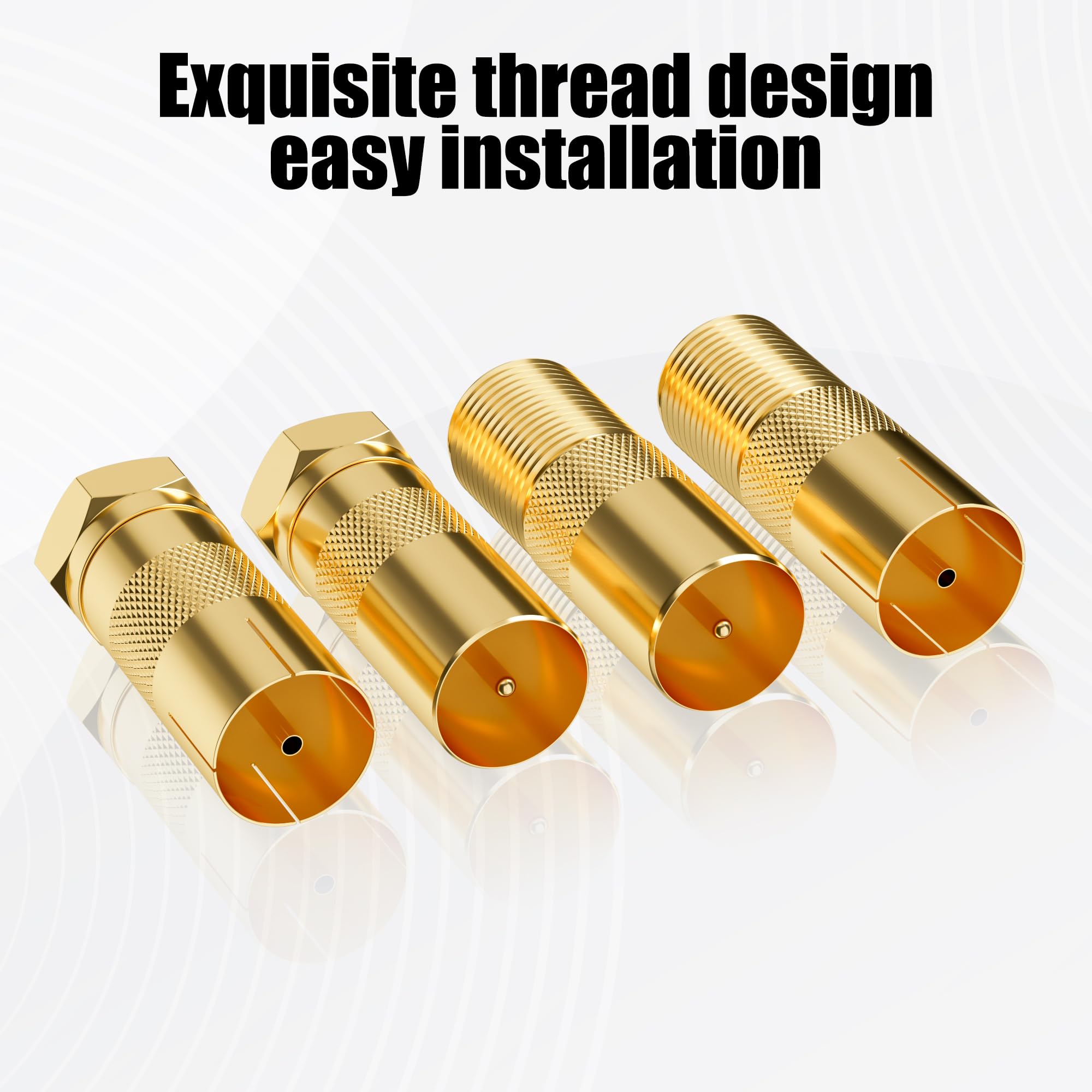 Multimedia Dosenadapter Vodafone 2 Zu 3 SCHWAIGER Stecker, Adapter F-Stecker /IEC -Koax 2 Stück F Adapter Stecker