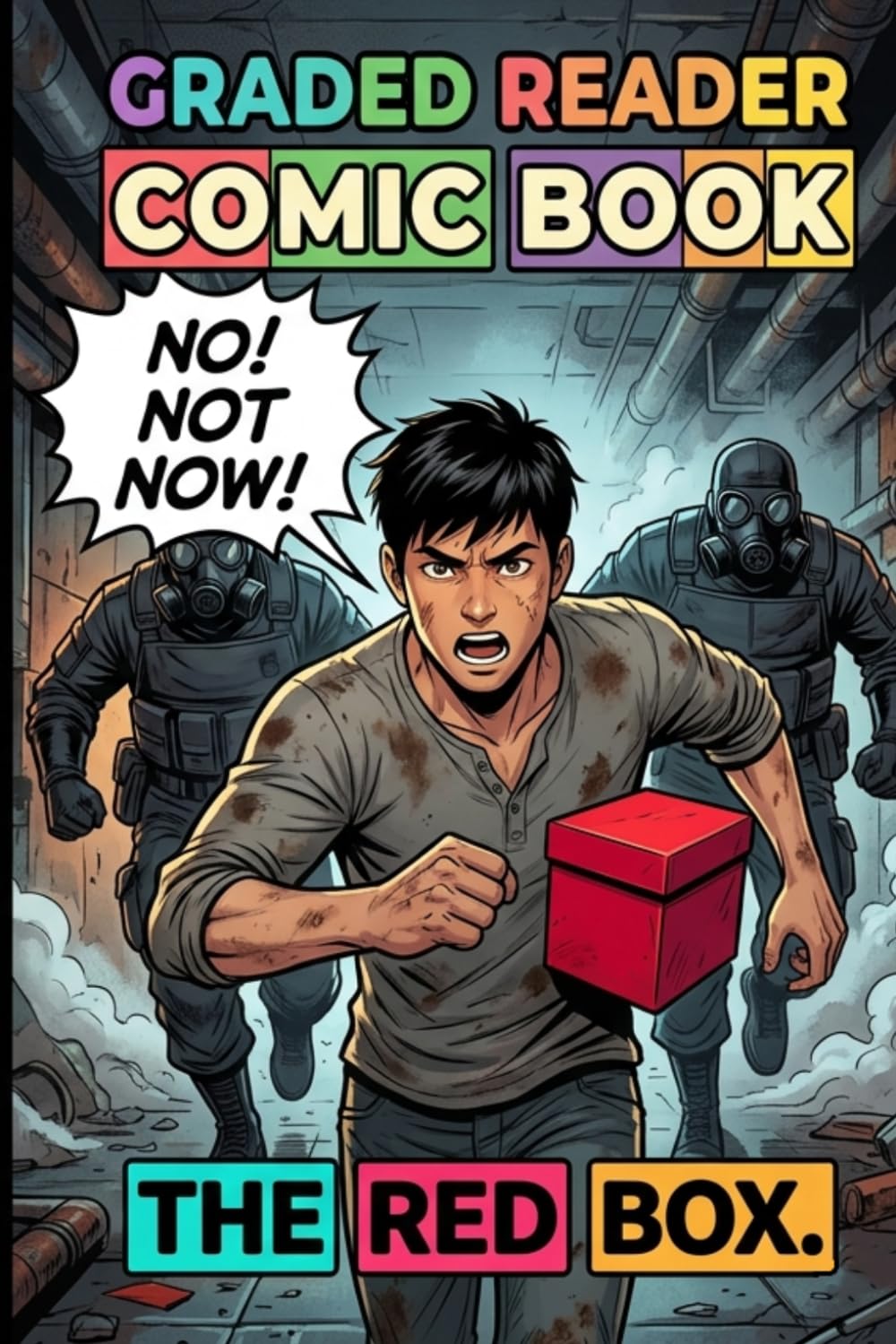 The Red Box.: A2 Graded Reader for English Learners. Learn Vocabulary Faster with a 1-to-1 Visual Method. (Comic Book.)