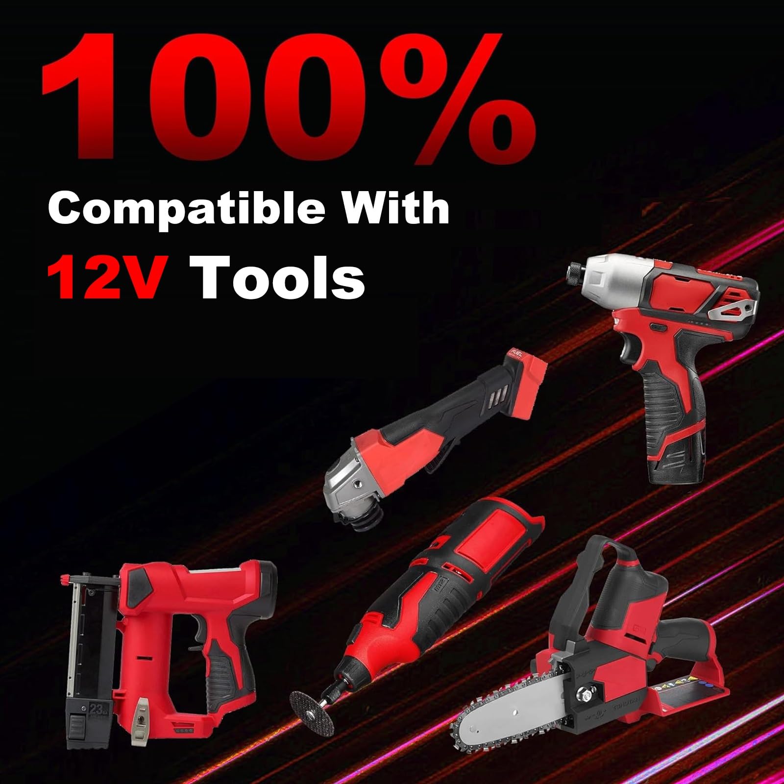 XNJTG Lot de 2 batteries de rechange 12 V 3,5 Ah pour Milwaukee M12