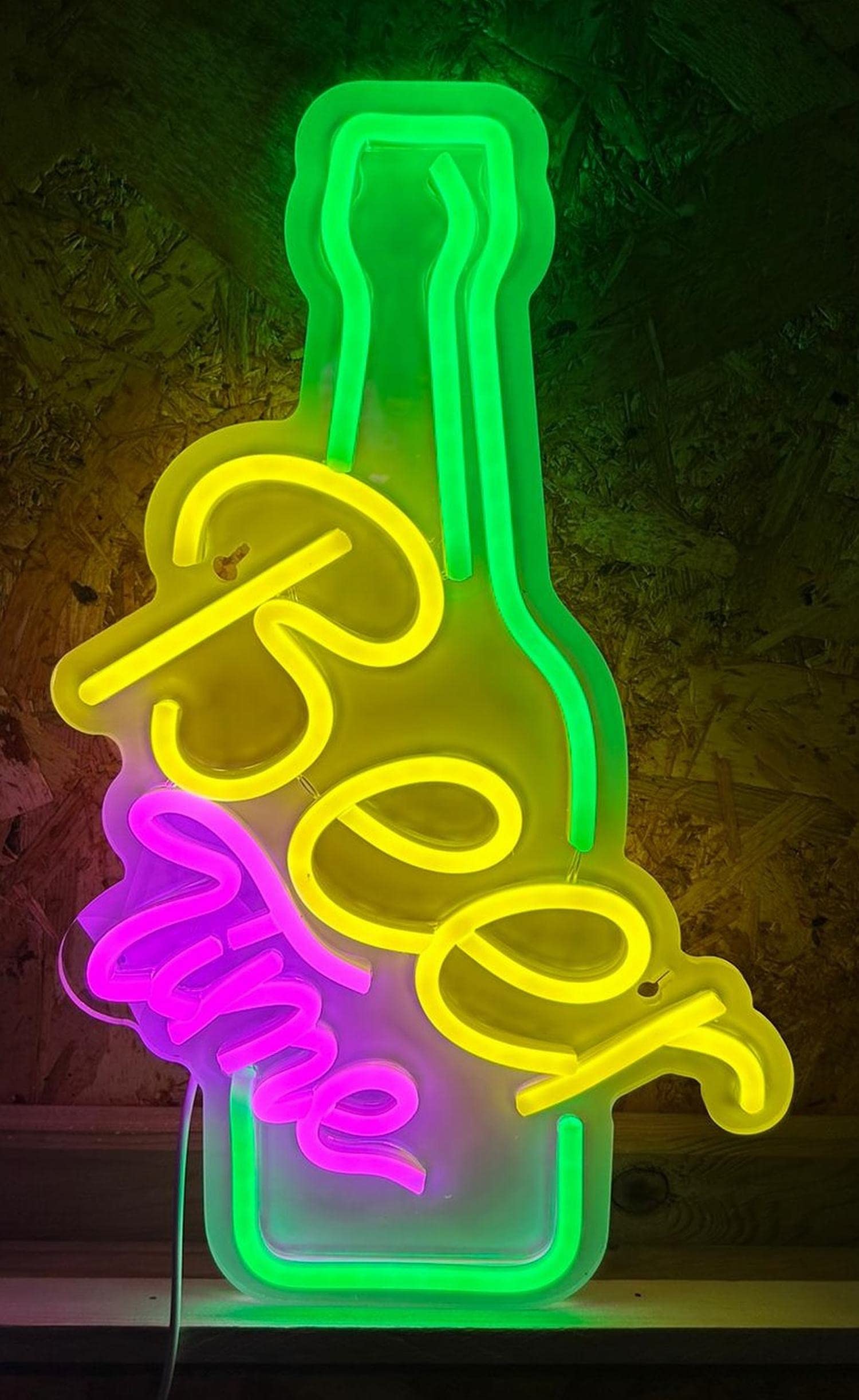 Cartel led decoración Beer 39 x 22 cm