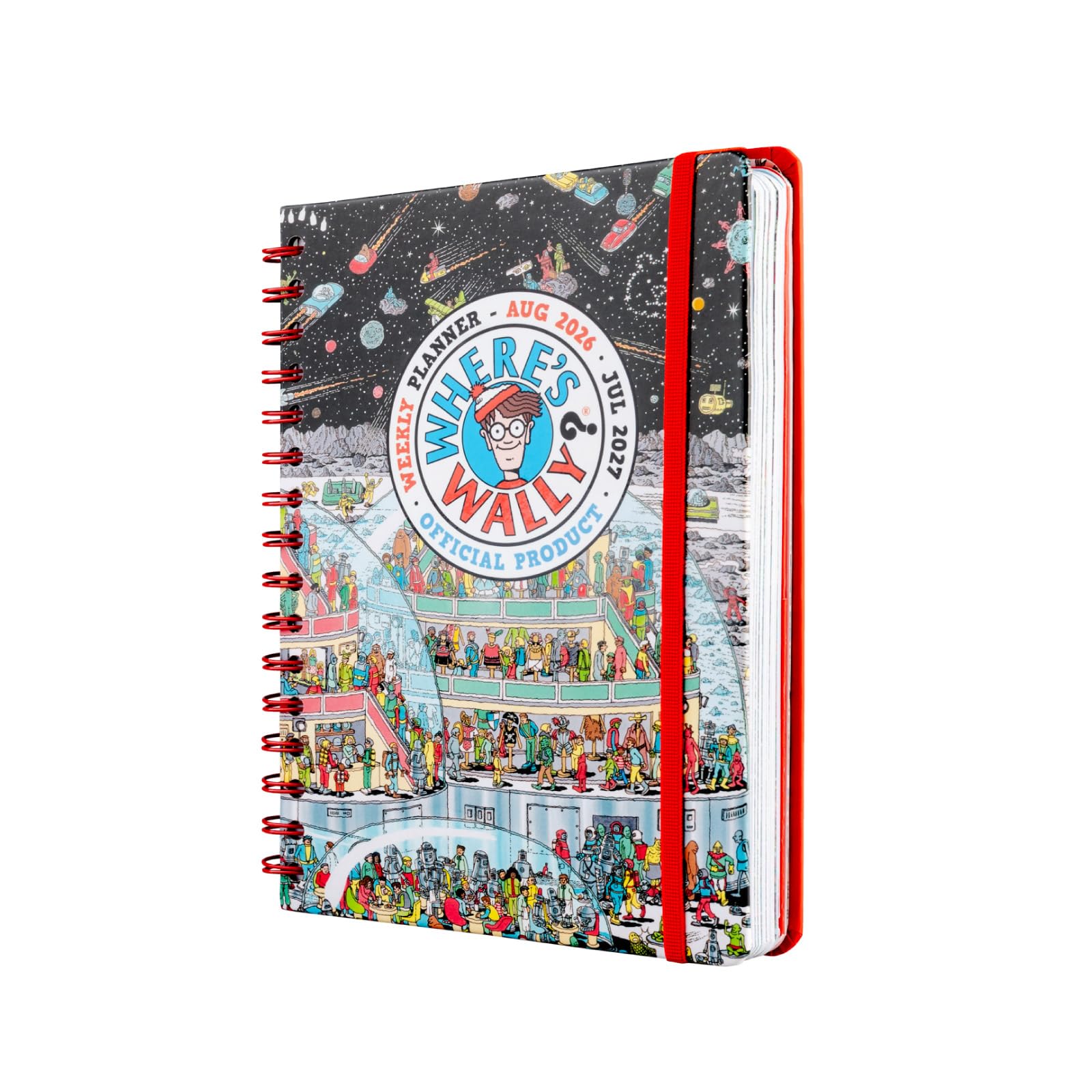 Grupo Erik Wheres Wally A5 Academic Diary 2026-2027 Week to View - Gifts