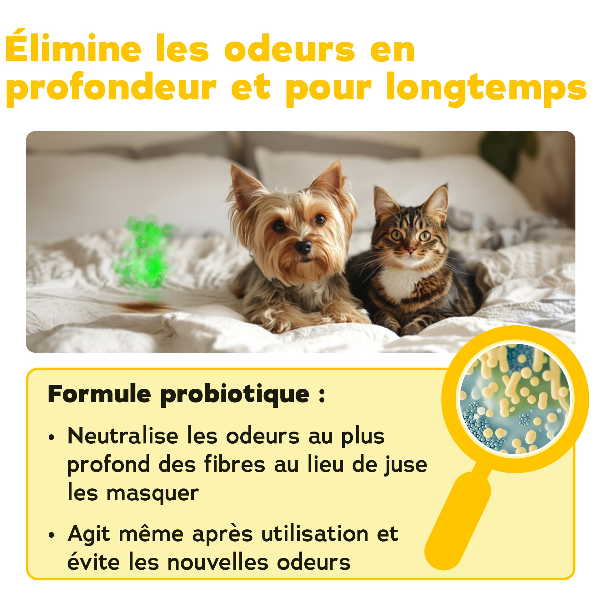 bio-chem Adoucissant anti-odeurs pour linge 3L | Assainit et rafraîchit les textiles - Additif de rincage compatible avec toutes les lessives et textiles