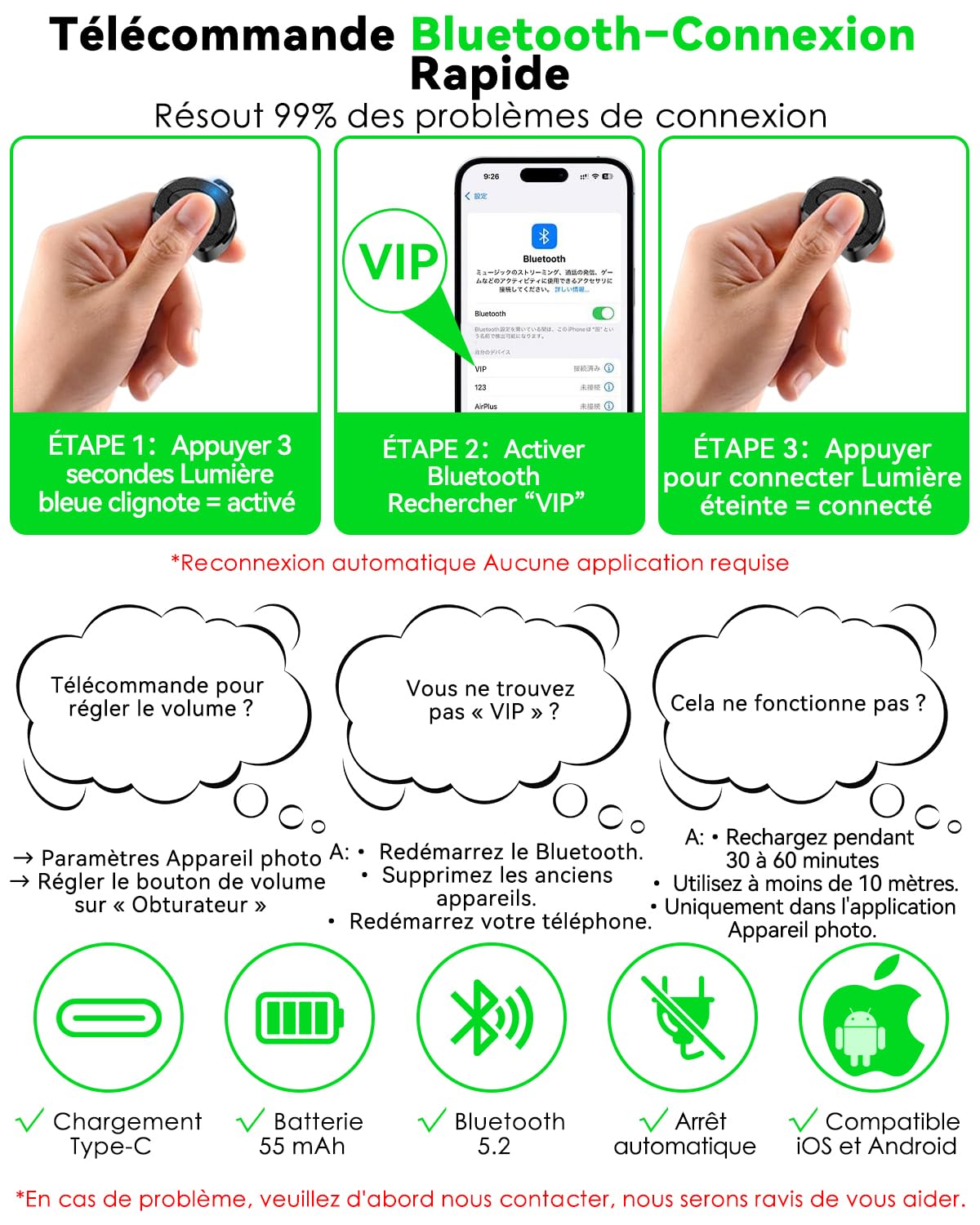 CloudValley Perche à selfie magnétique multifonction 4 en 1, mini support de téléphone portable avec télécommande amovible, compatible avec MagSafe, pour iPhone/Android, Vlog de voyage, diffusion en