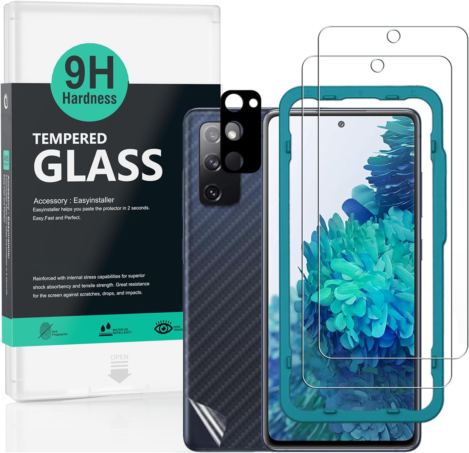 LK 6 Stück Schutzfolie Kompatibel mit Samsung Galaxy S20 FE ...