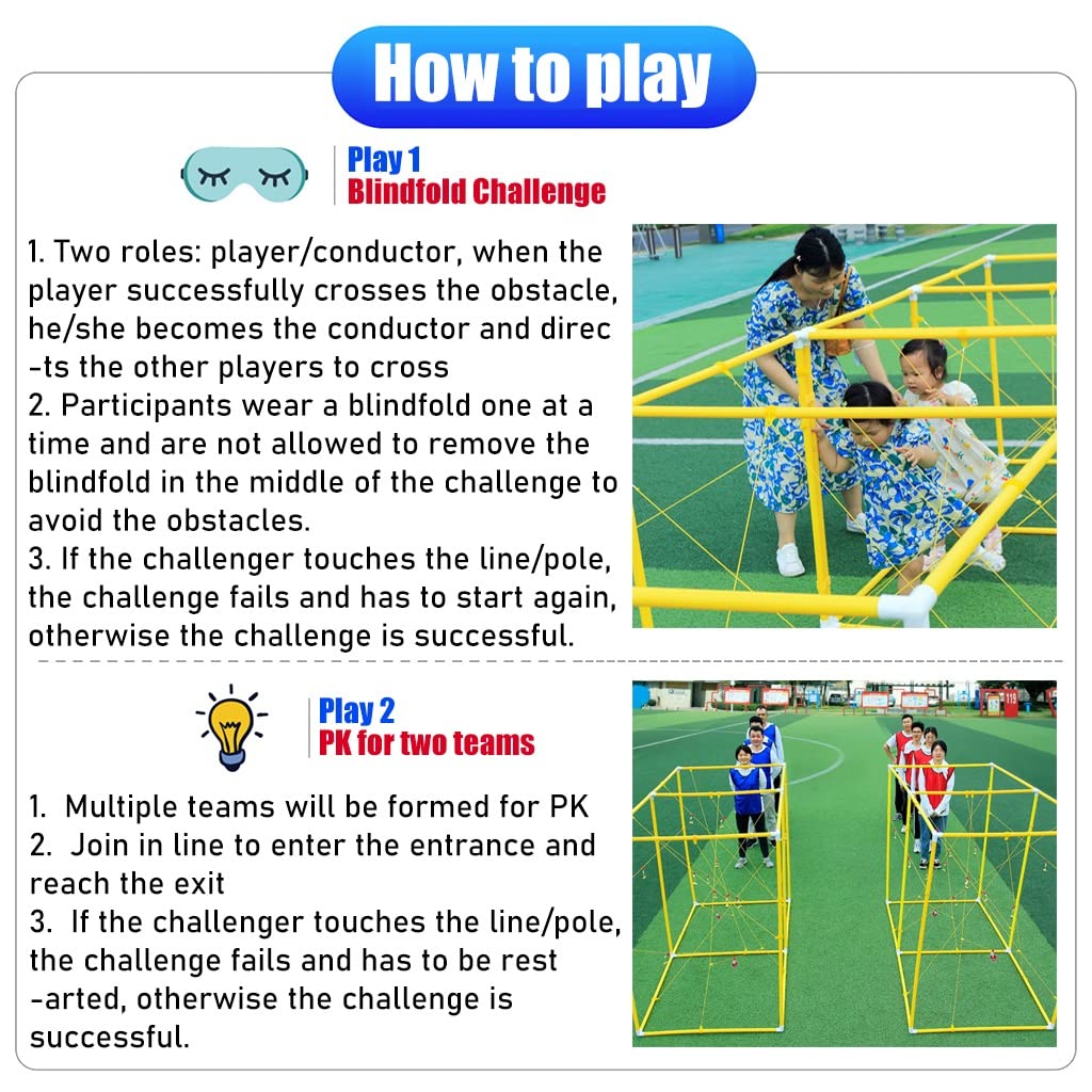 Juegos de Team Building, Juegos de Trabajo en Equipo, Kits Juegos for Fiestas casa y for el día del Deporte Escolar(1x2x1m)