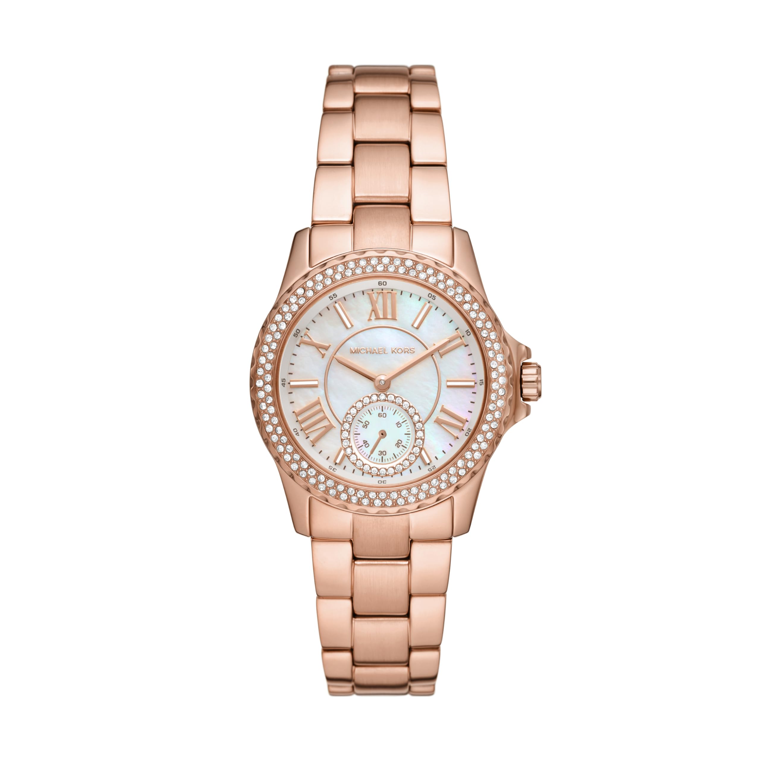Michael Kors Stainless Steel Everest Analog White Dial Women Watch-Mk7364, Rose Gold Band (B0C1D5VYTS) Amazon Price History, Amazon Price Tracker
