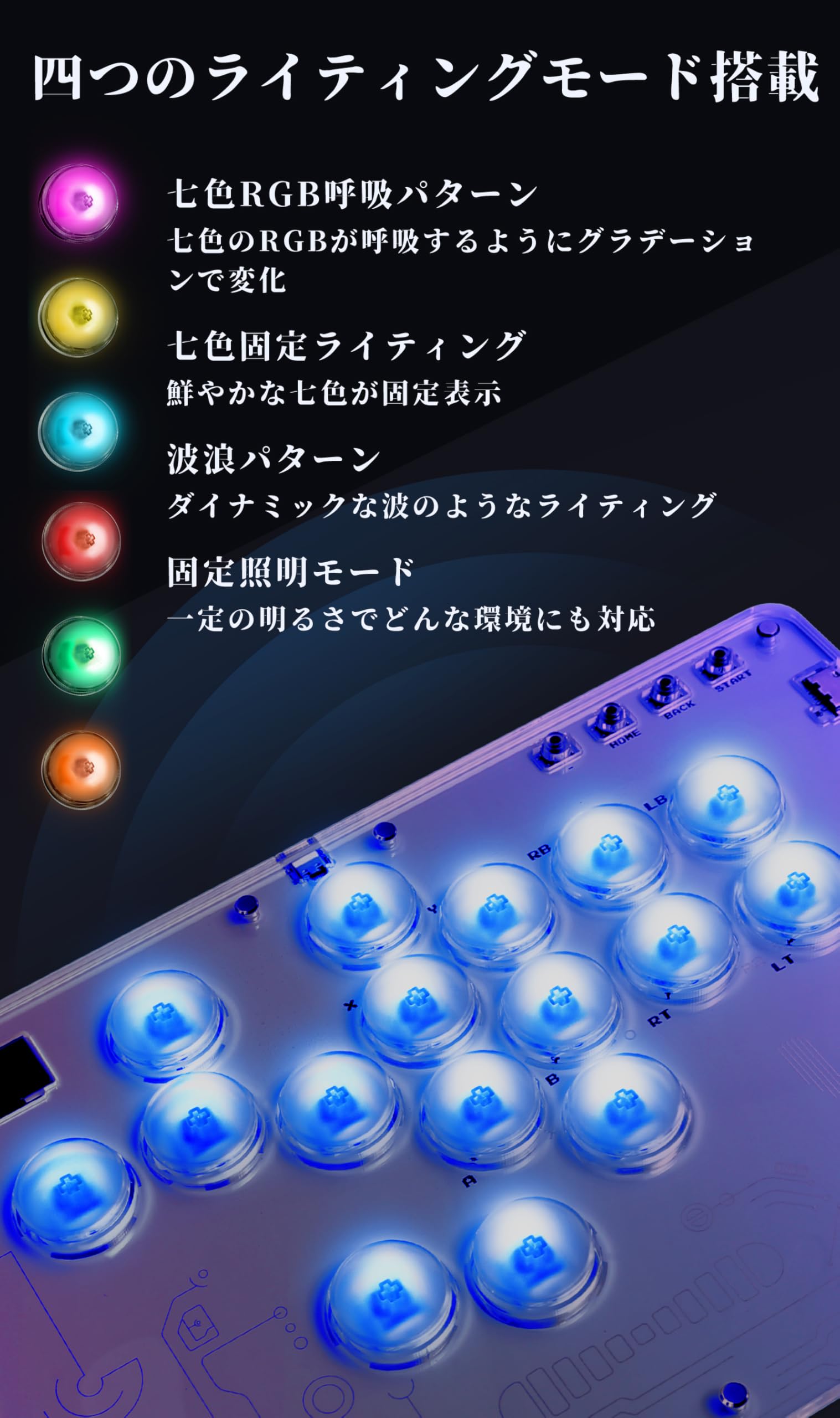  KLUDGE T16 アケコン レバーレスコントローラー 16ボタン Amazon.co.jp: Kylinix T16 レバーレスコントローラー ABSクリアボタン