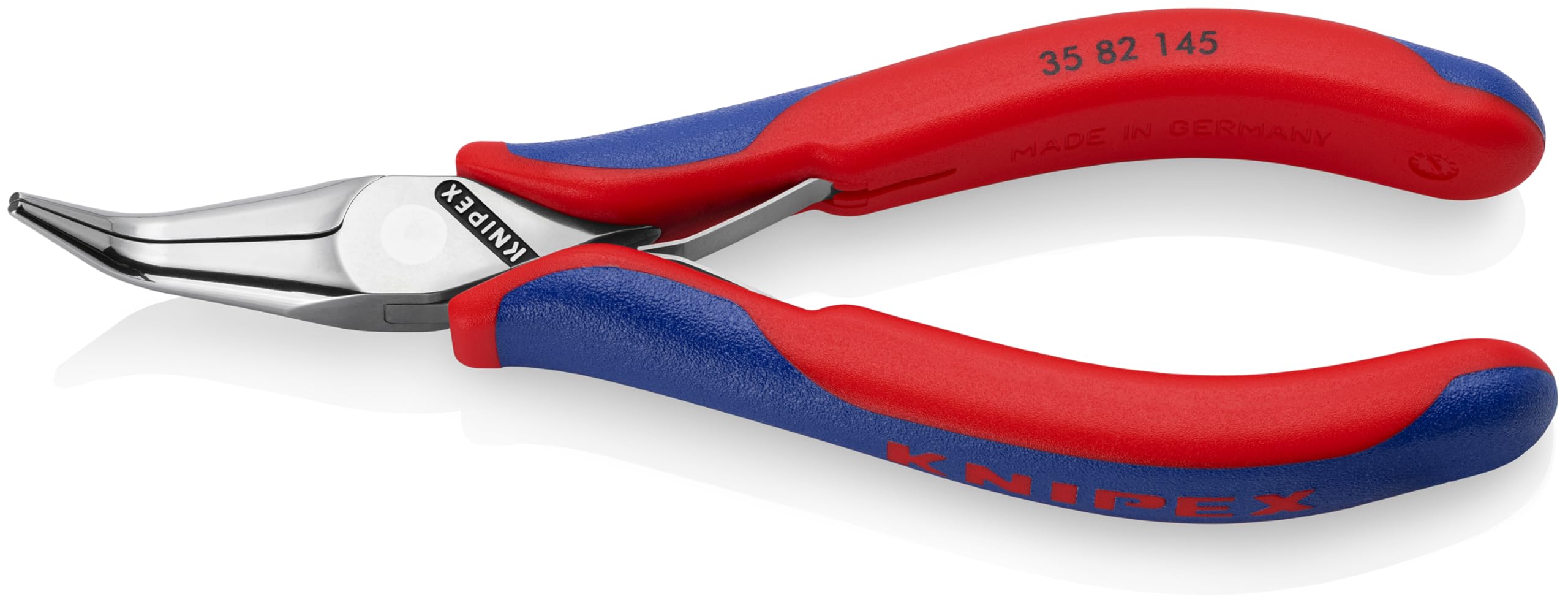 KNIPEX Szczypce dla elektroników ze złączem wsuwkowym z osłonkami wielokomponentowymi 145 mm, 35 82 145