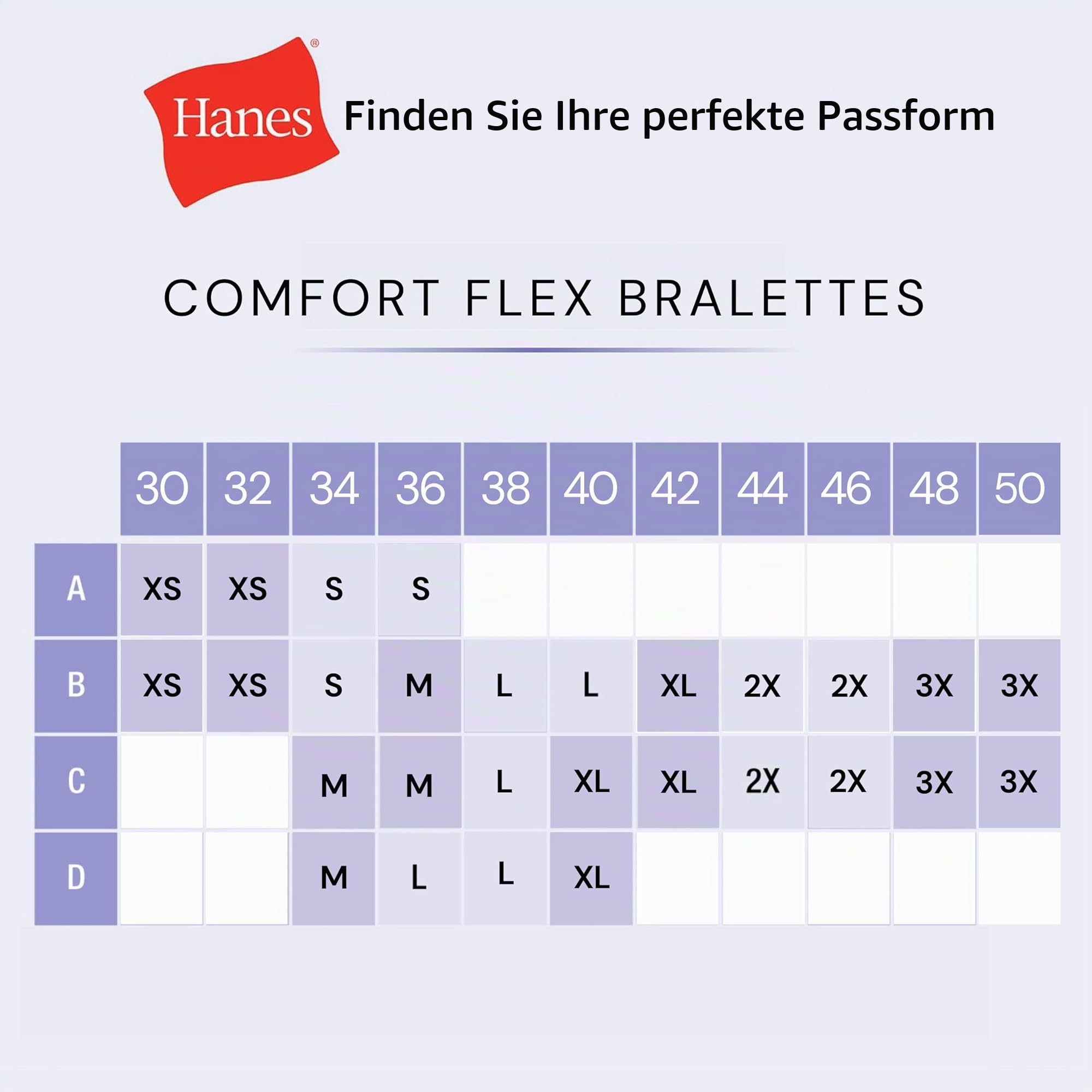 Hanes Baumwoll-Bralette mit weitem Rundhalsausschnitt, Bauchfreies Top für Damen (3er-Pack)