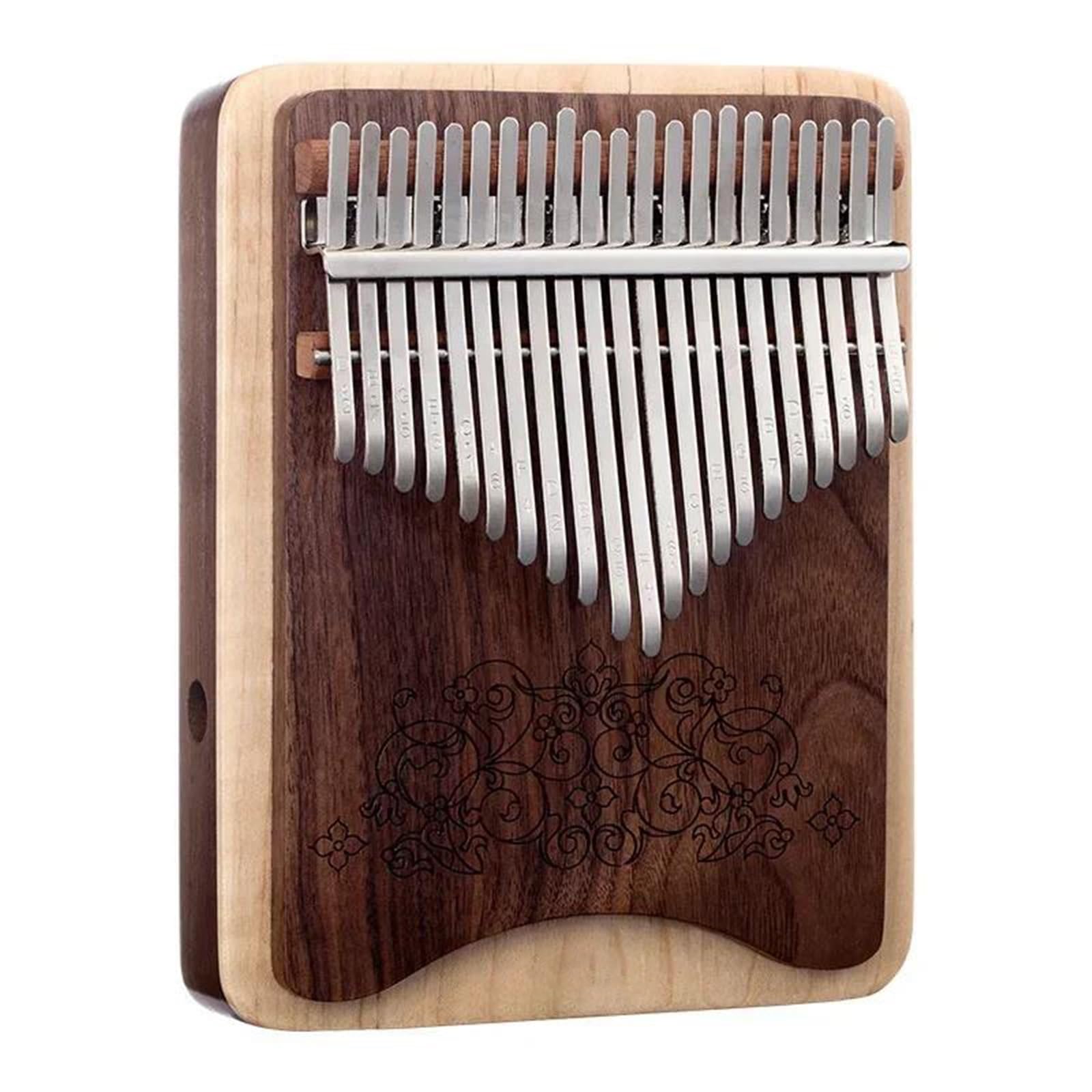 Kalimba Set Kalimba 21 Tasti Pianoforte A Pollice In Noce Nero Strumento A Tastiera Kalimba Professionale Con Accessori