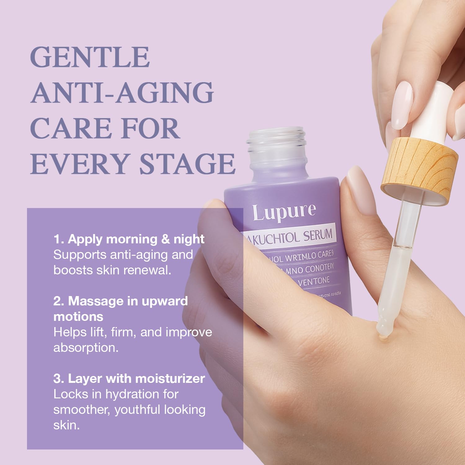 Bakuchiol Serum for Face – Natural Retinol Alternative for Wrinkles, Fine Lines, Firming, Brightening, Hydrating, Soothing, Anti-Aging & Sensitive Skin Care, with Matrixyl 3000 & Niacinamide - Image 8